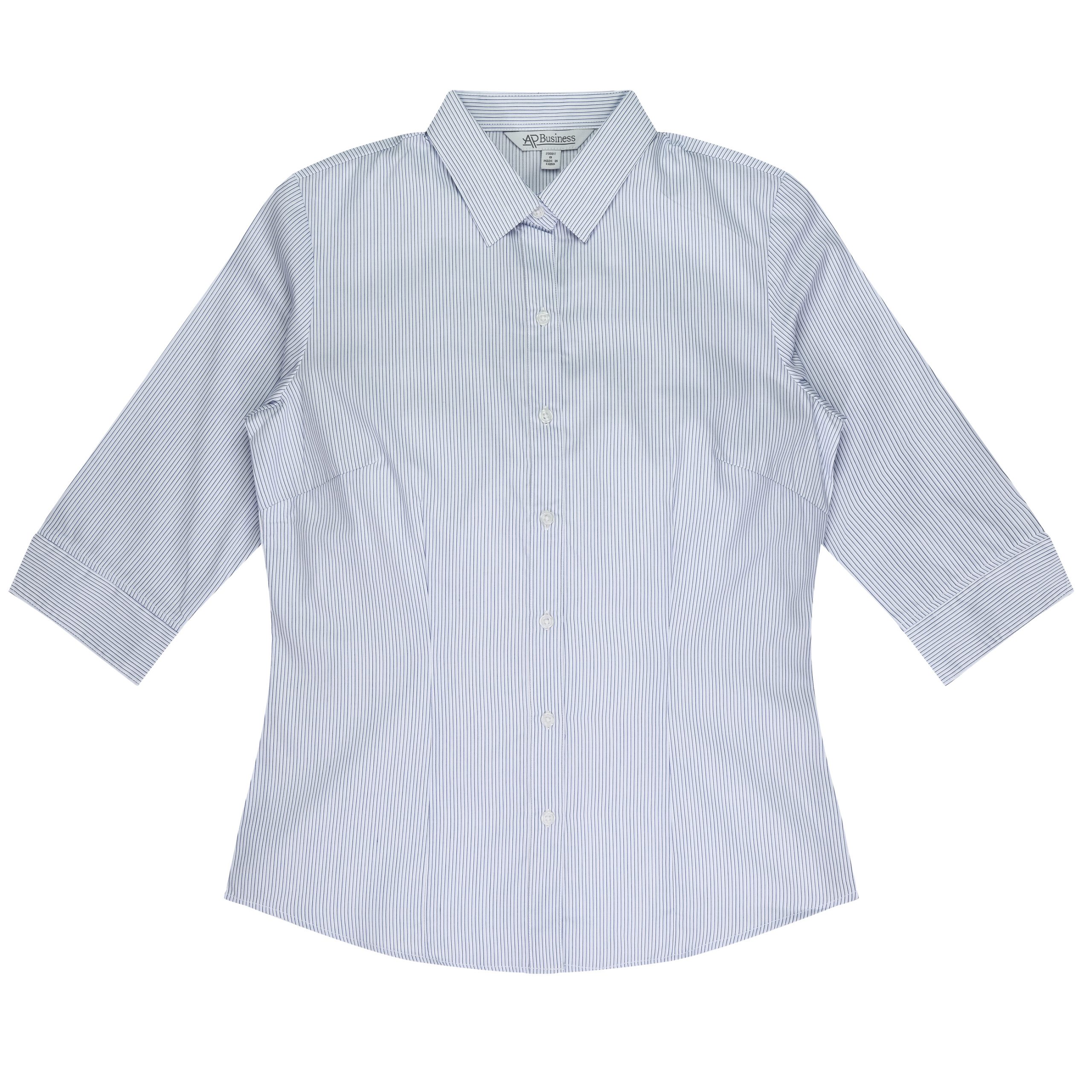 Henley Lady Shirt 3/4 Sleeve Runout - N2900t