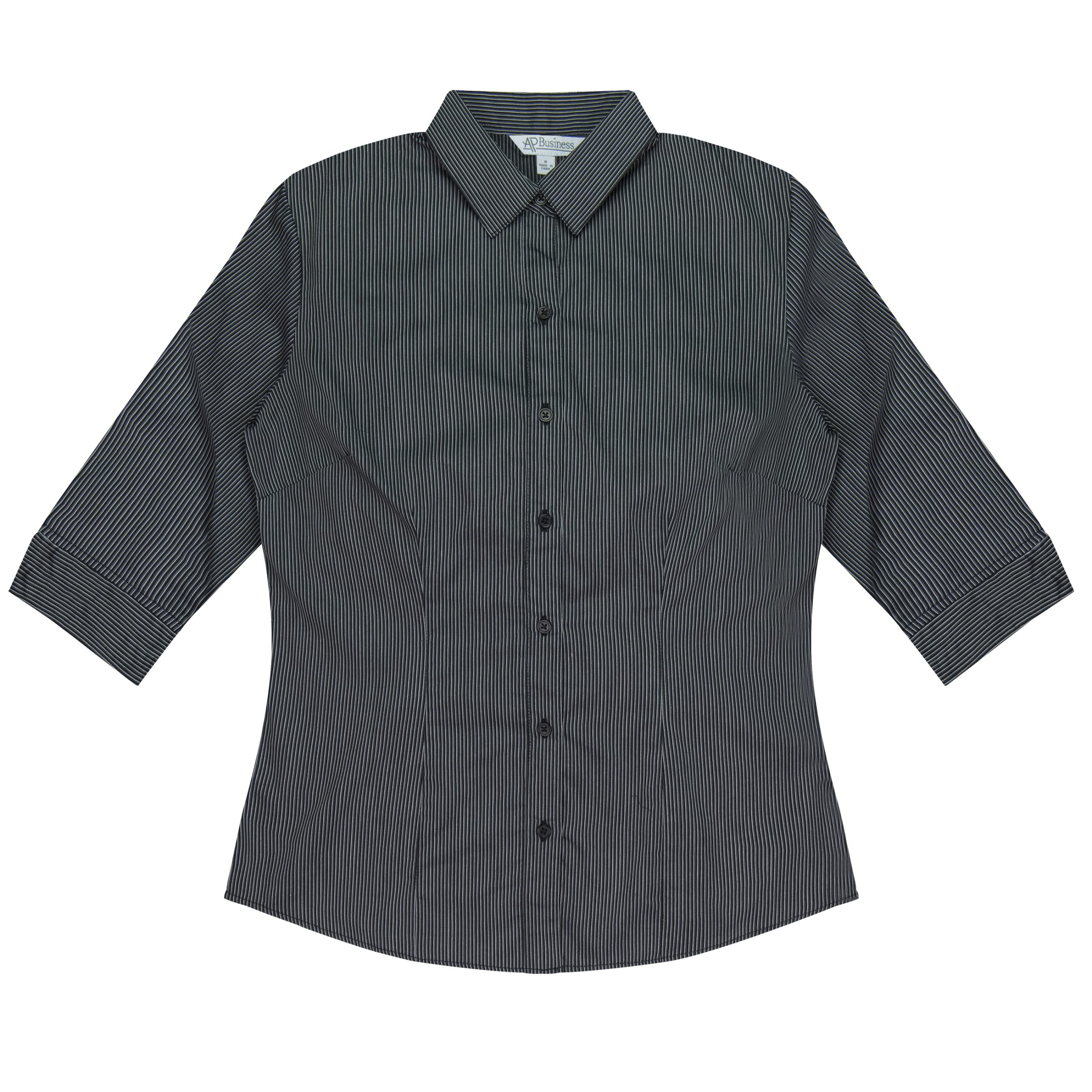 Henley Lady Shirt 3/4 Sleeve Runout - N2900t - Image 6