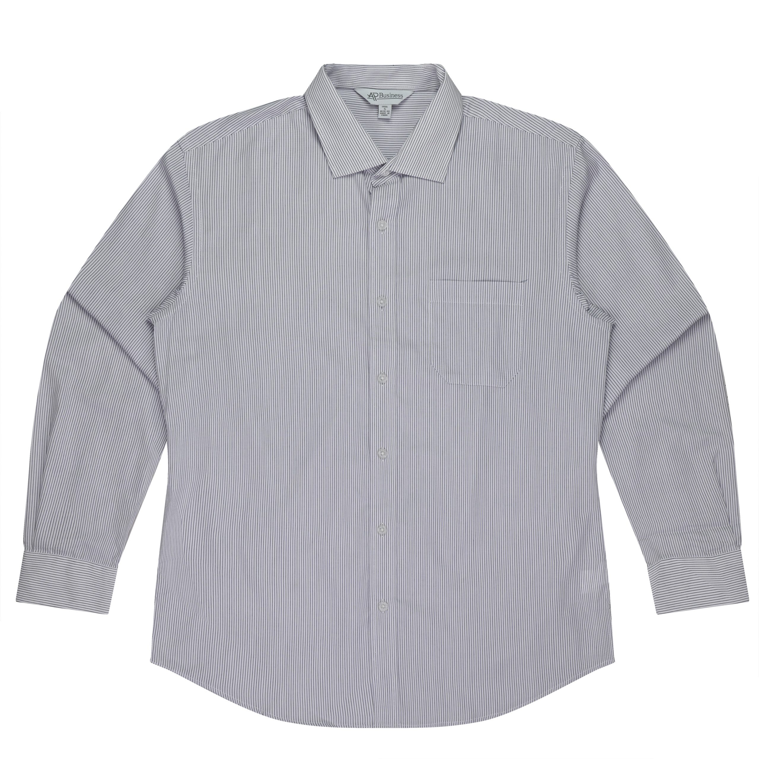 Henley Mens Shirt Long Sleeve Runout - N1900l - Image 4