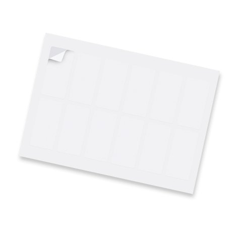 Sticker Sheet 40 x 80mm Rectangle - Matte - Image 2