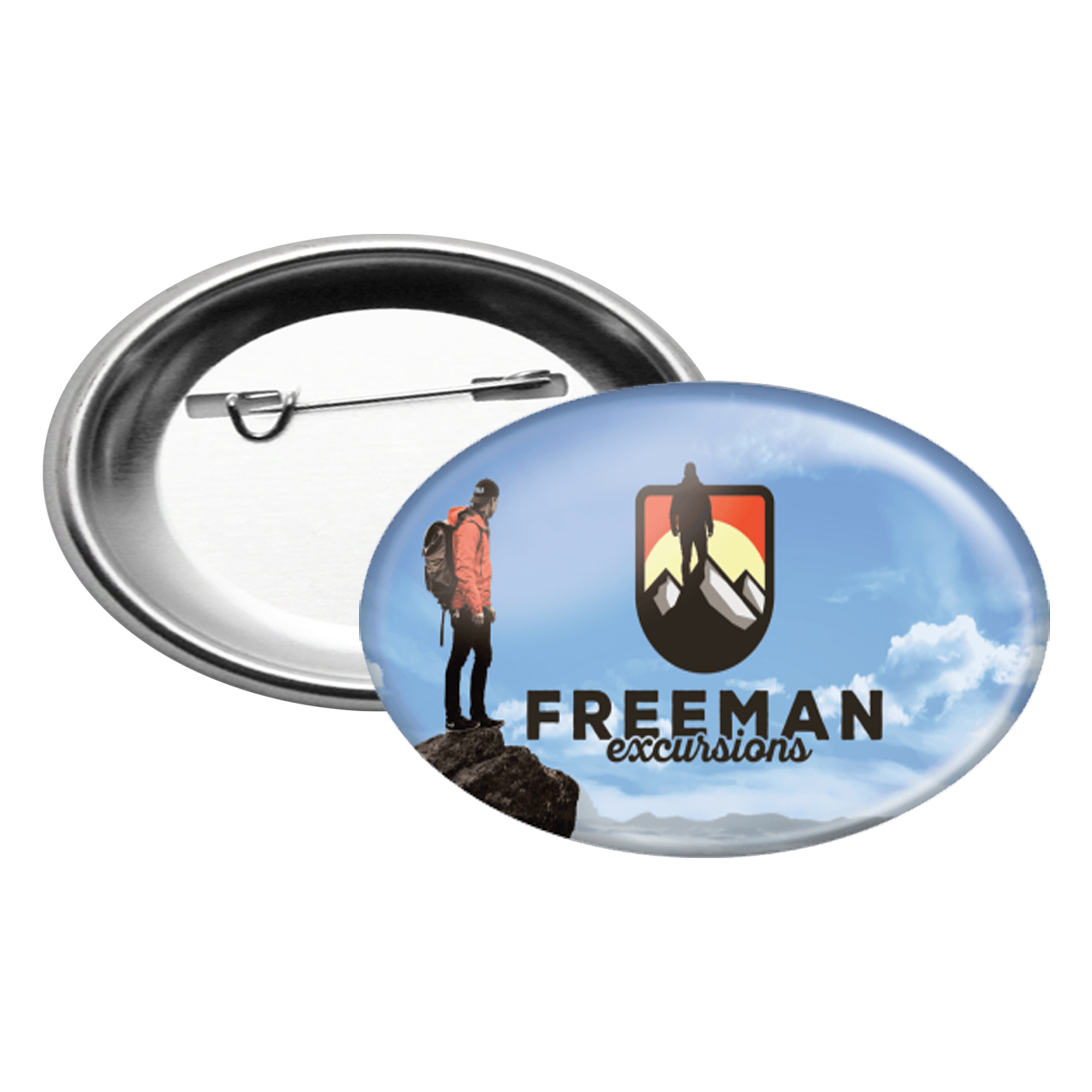Button Badge Oval - Image 2