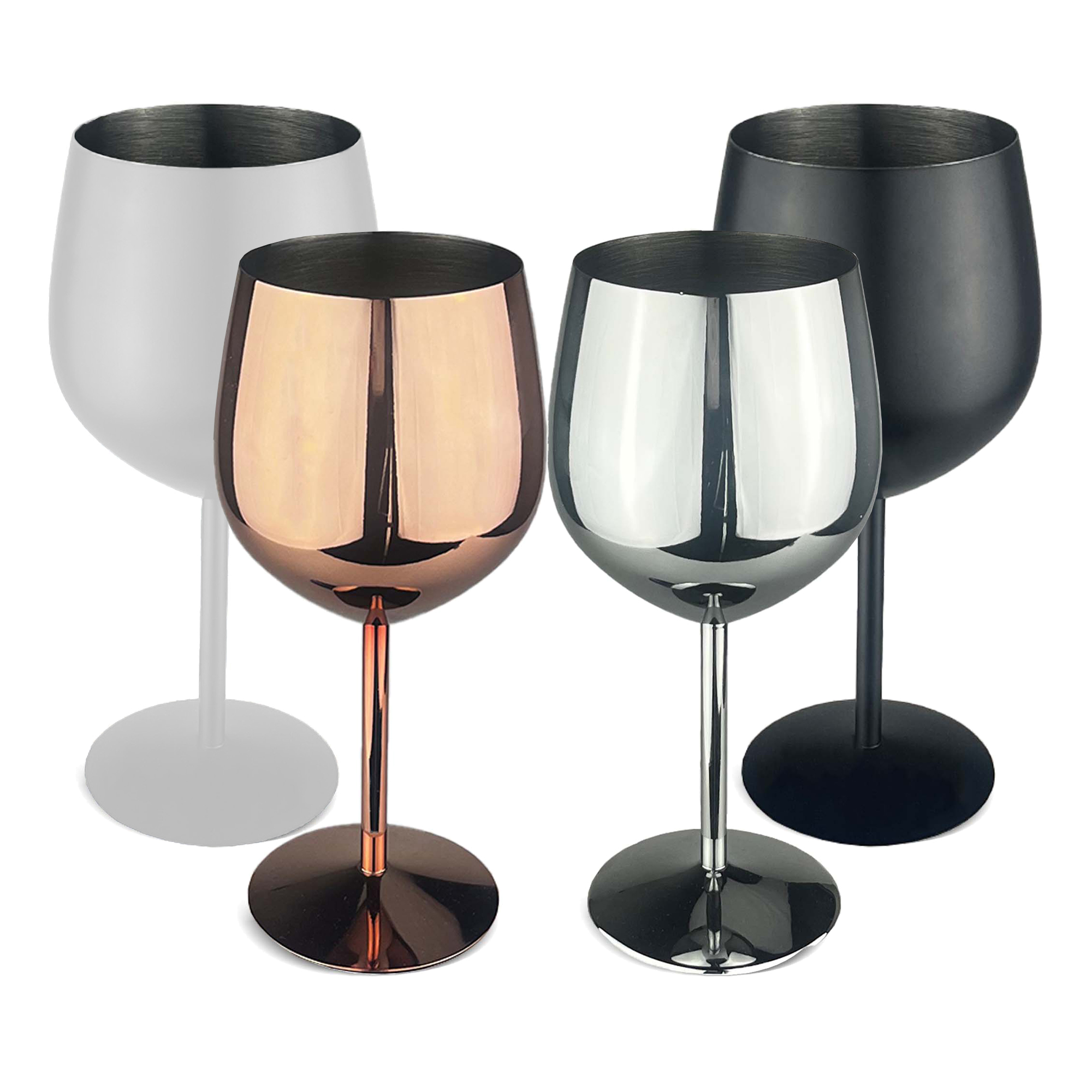 Bella Stainless Steel Wine Glass - Image 3