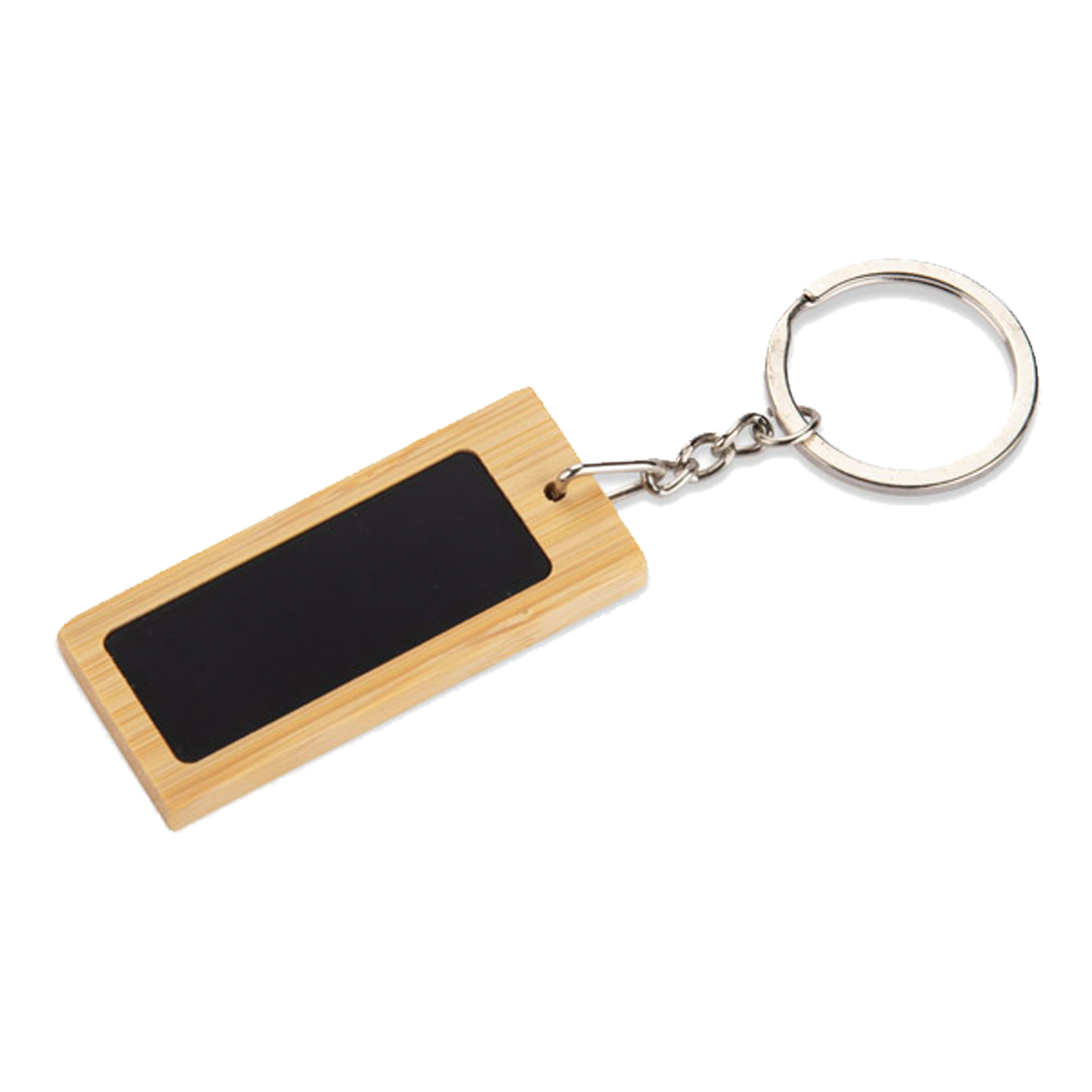 Mirage Rectangular Bamboo Keyring - Image 5