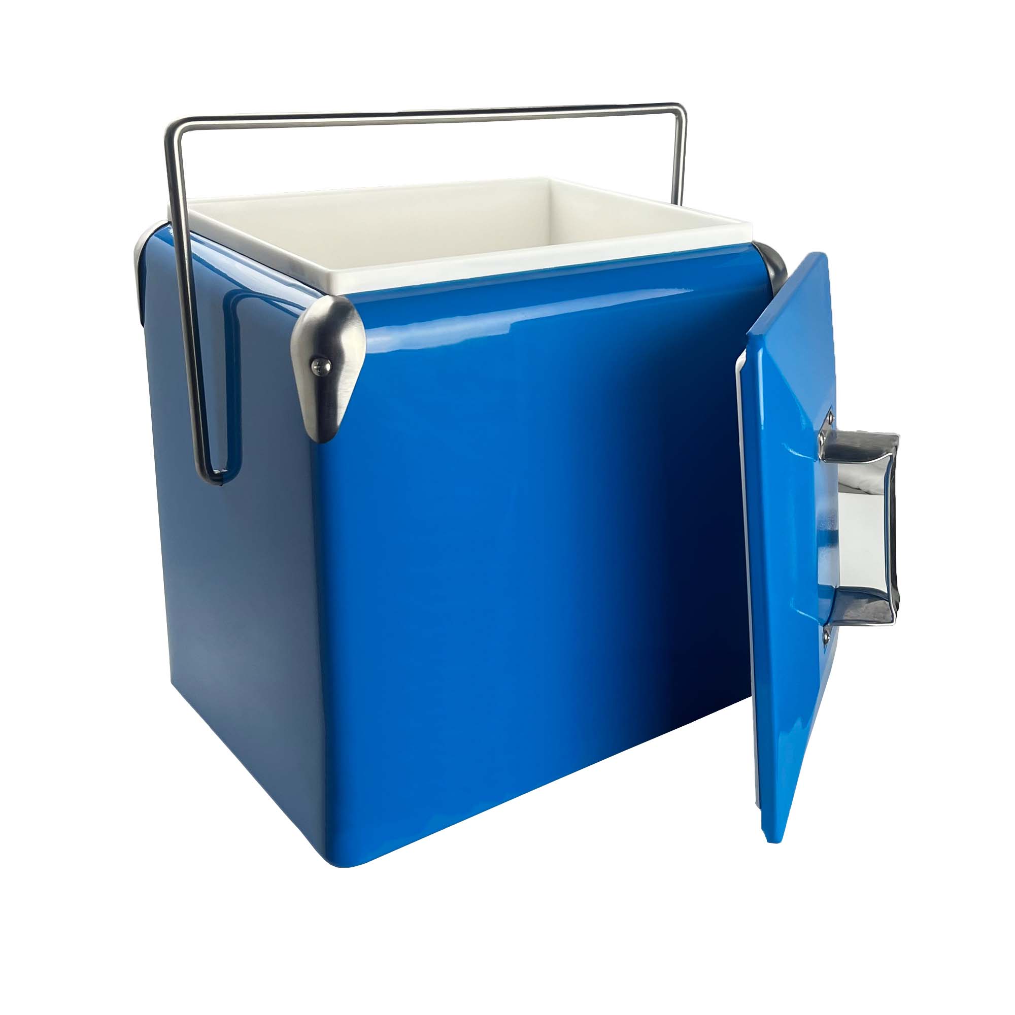 Retro Metal Ice Cooler Box 13L - Image 8