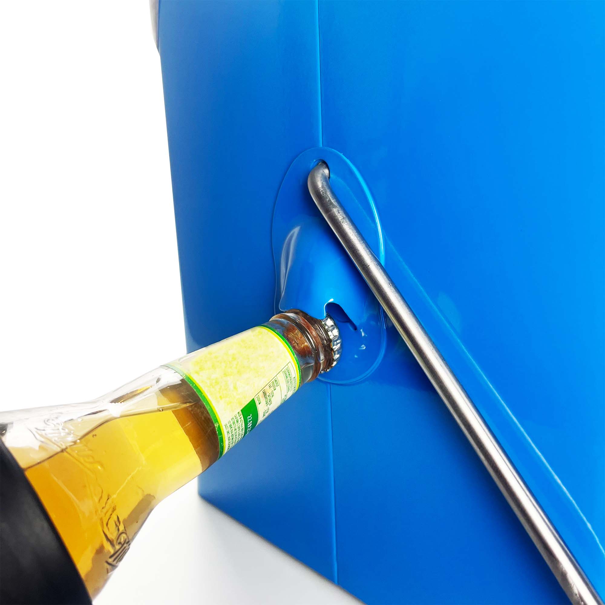 Retro Metal Ice Cooler Box 13L - Image 9