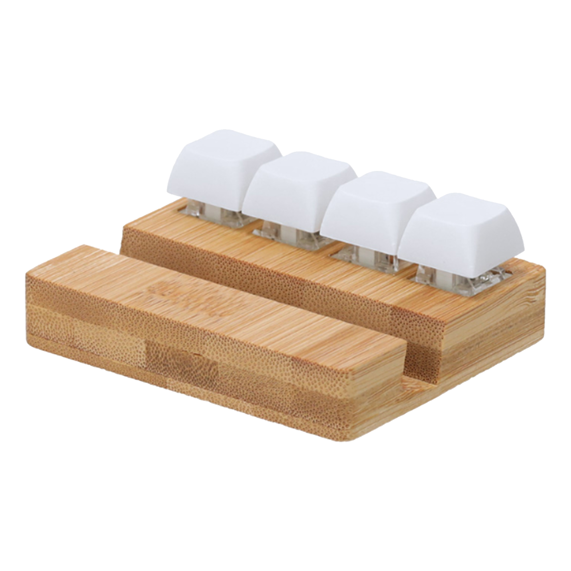 Bamboo Stand Keyboard Stress Reliever - Image 2