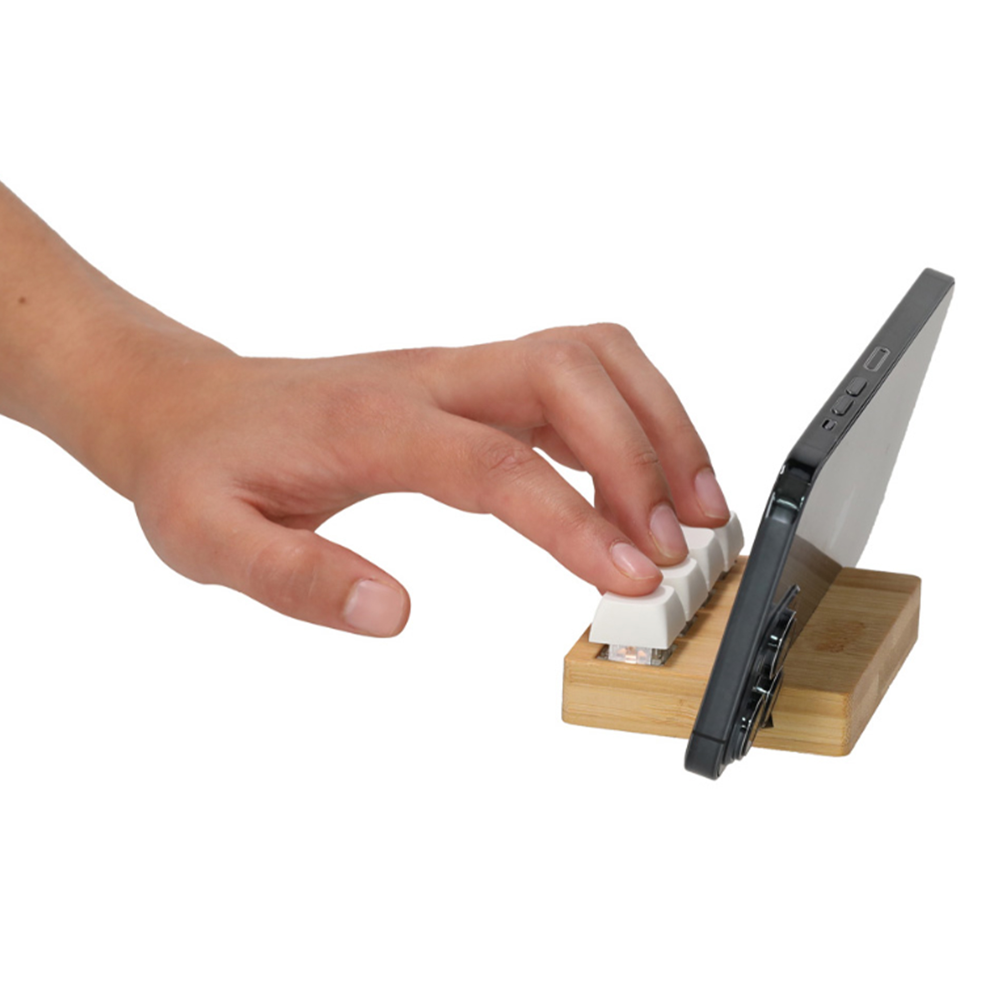 Bamboo Stand Keyboard Stress Reliever - Image 4