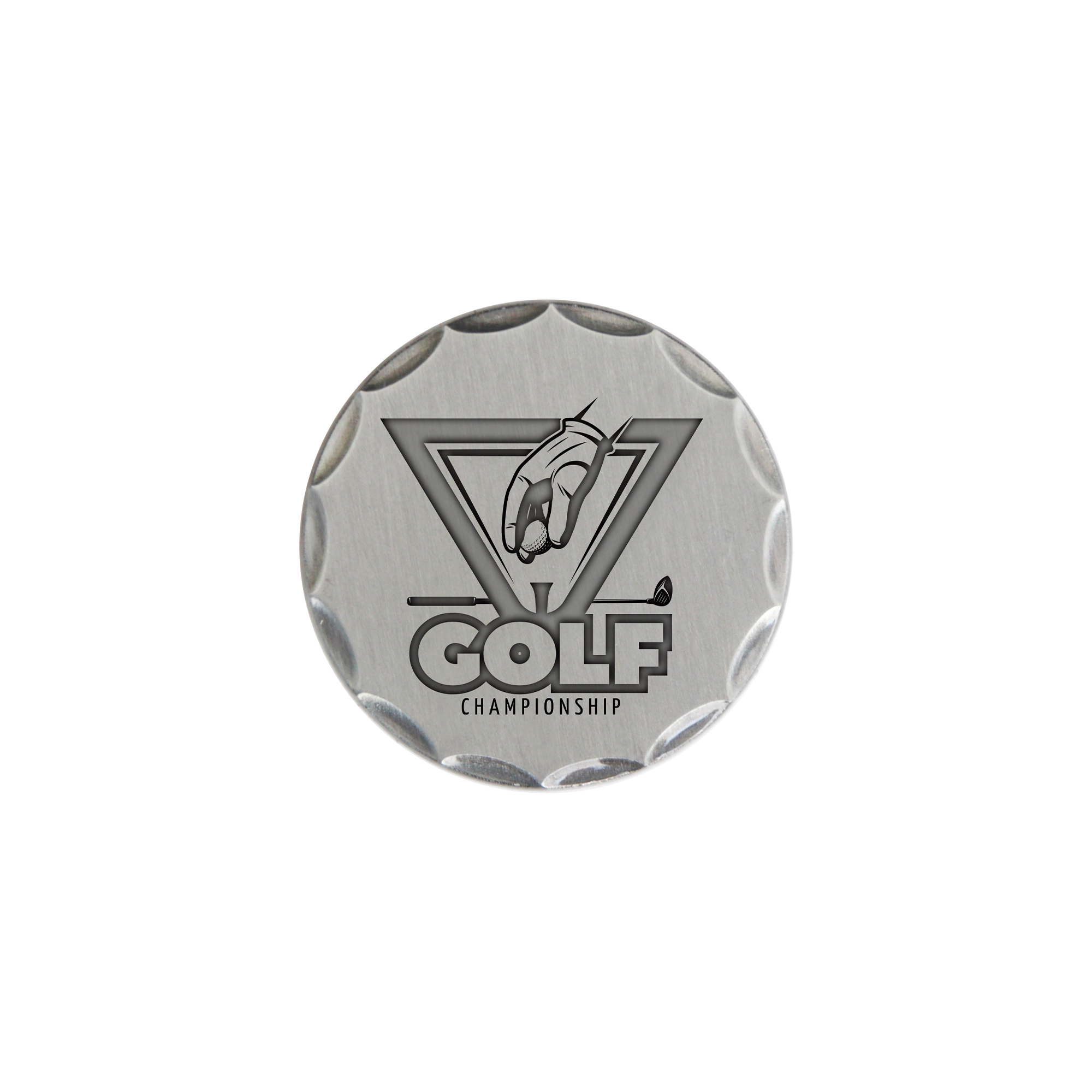 40mm Custom Antique Golf Ball Marker - Image 4