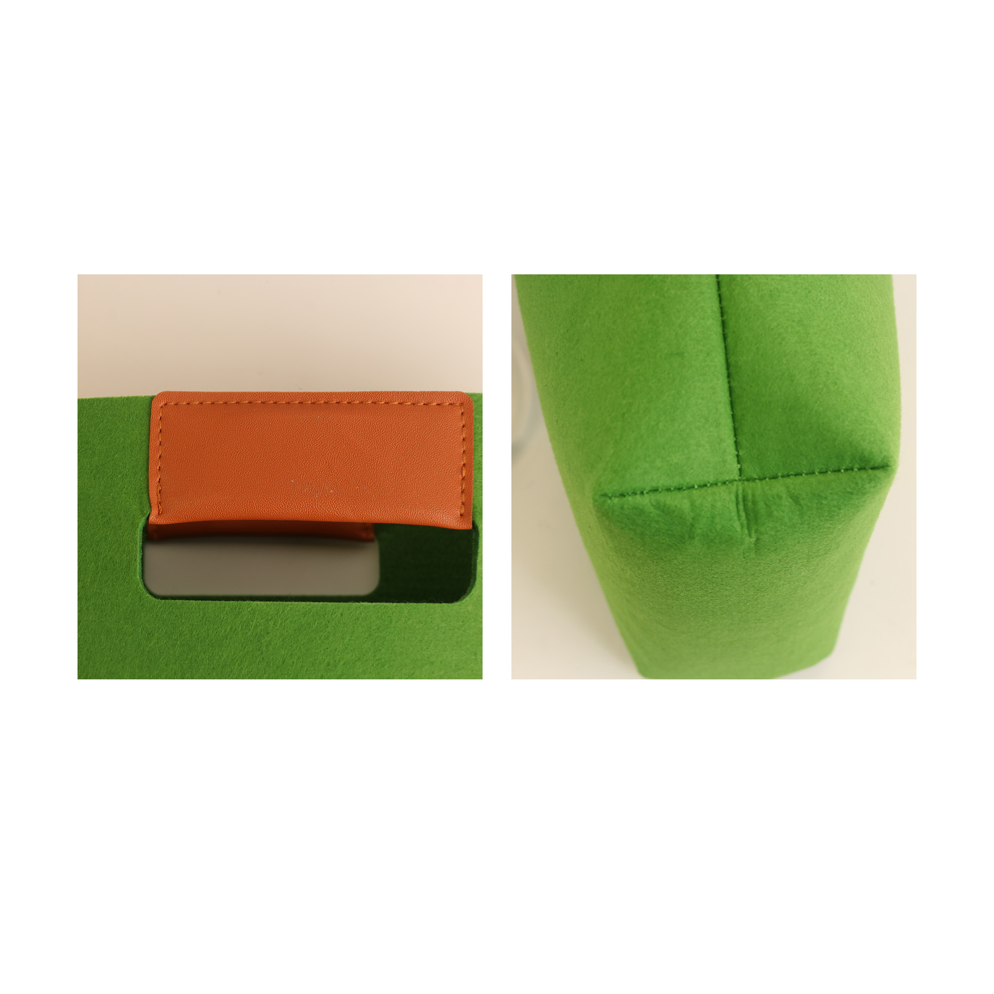 RPET Elegant Felt Carrying Tote Bag - Image 11