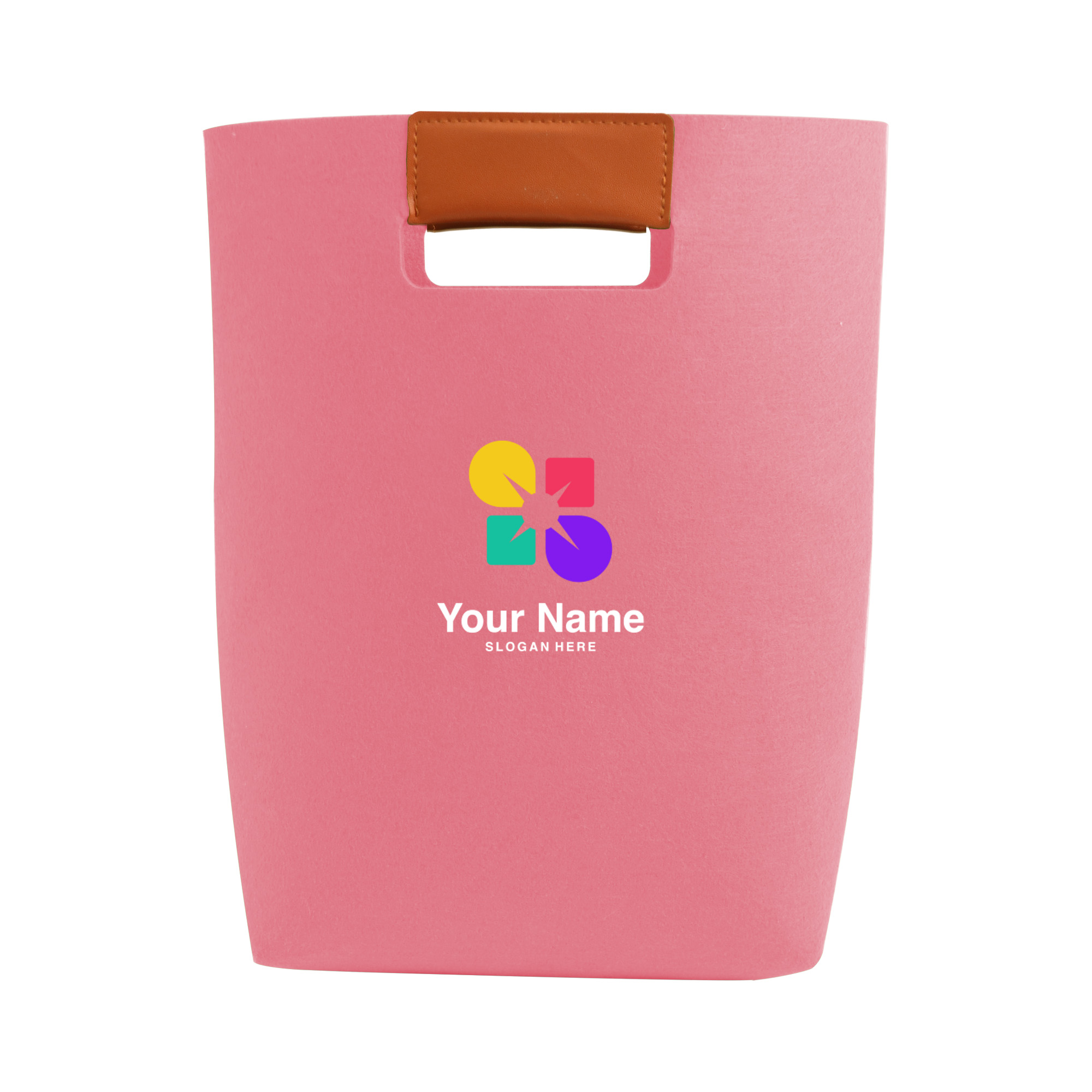 RPET Elegant Felt Carrying Tote Bag - Image 2