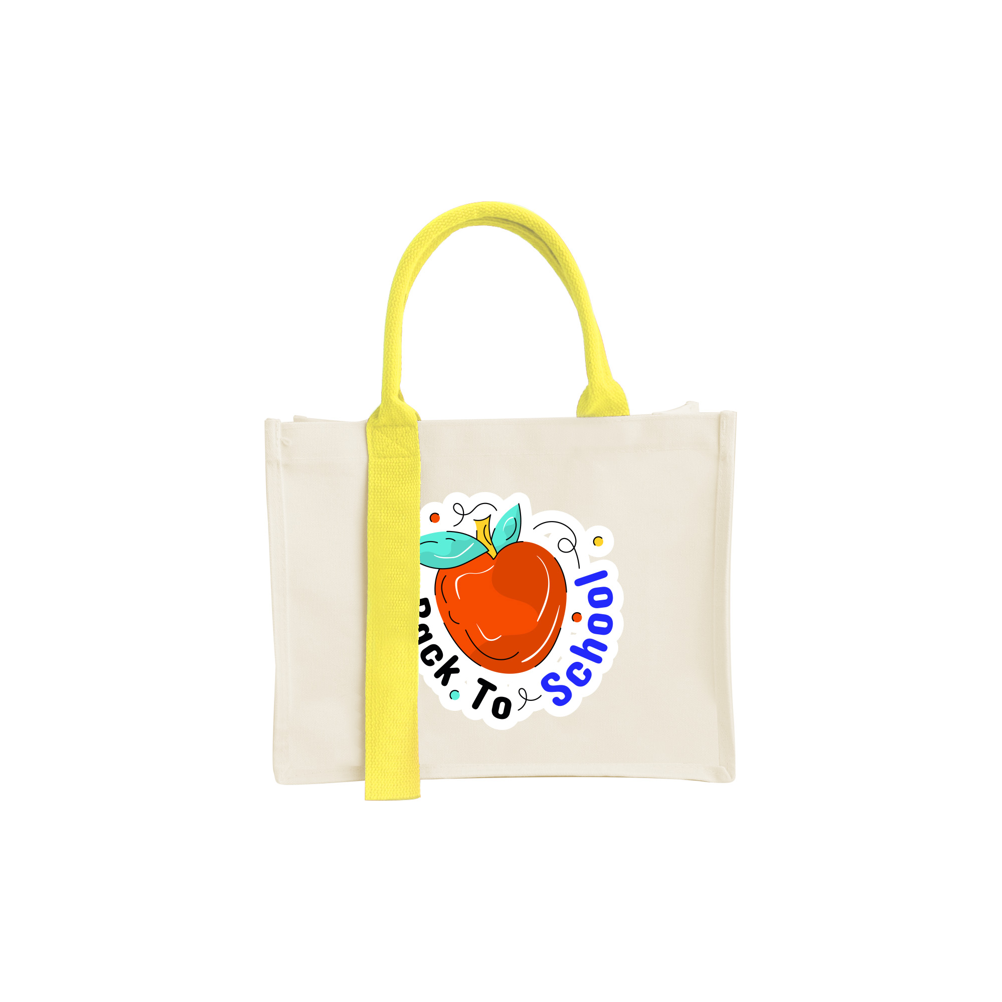 Horizontal Canvas Tote Bag - Image 4