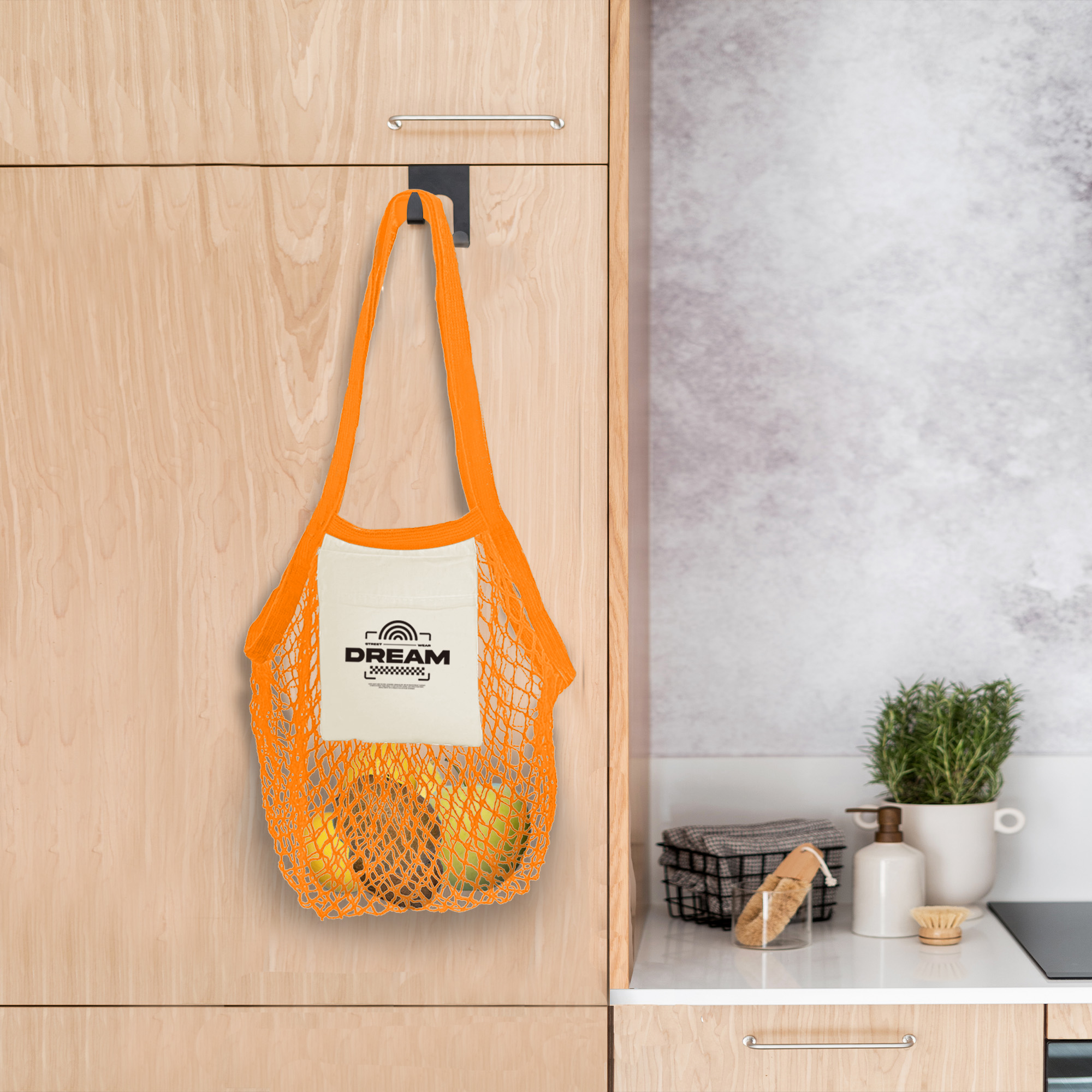 Mesh Foldaway Cotton Tote bag - Image 16