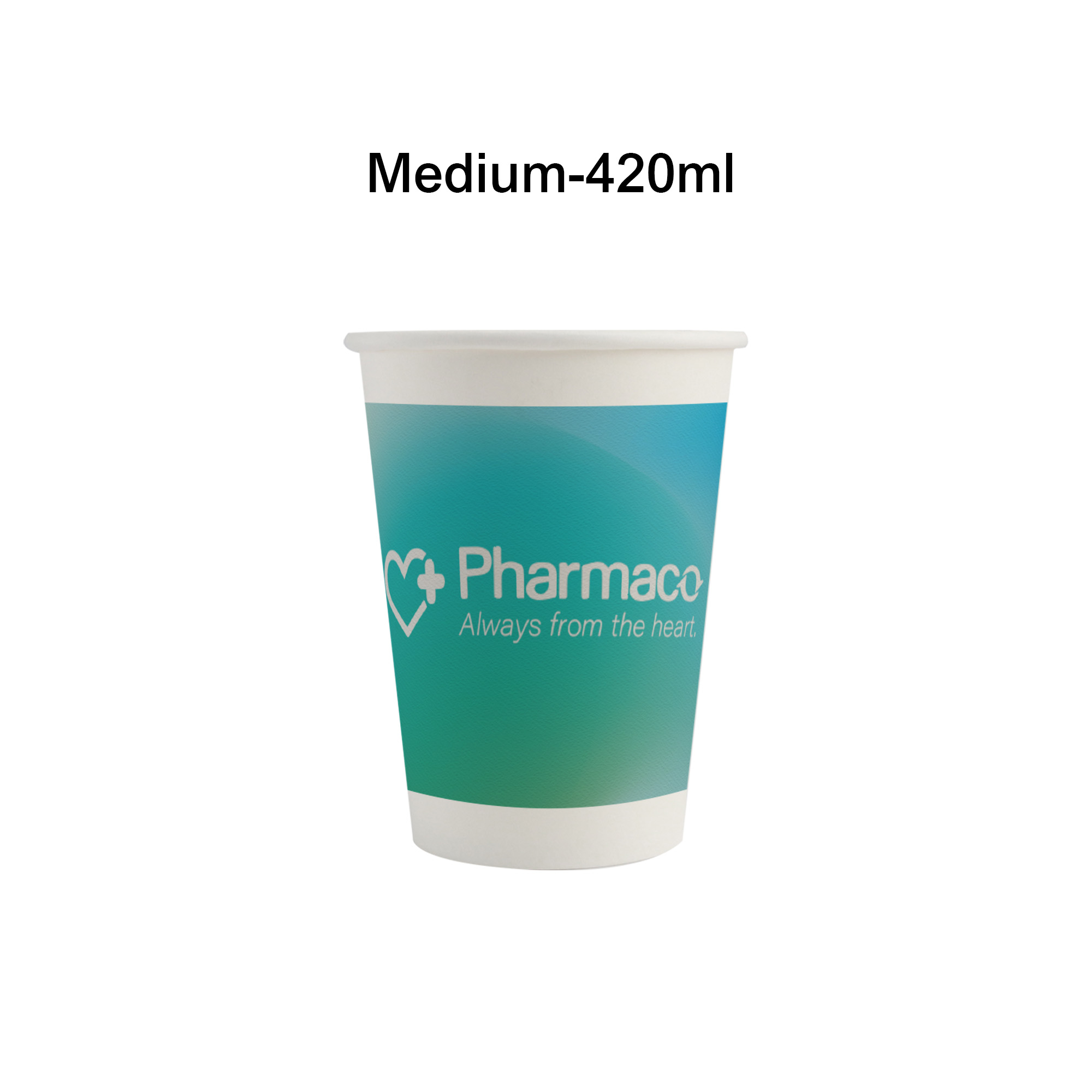 PLA Single Wall Compostable Paper Cups - Image 3