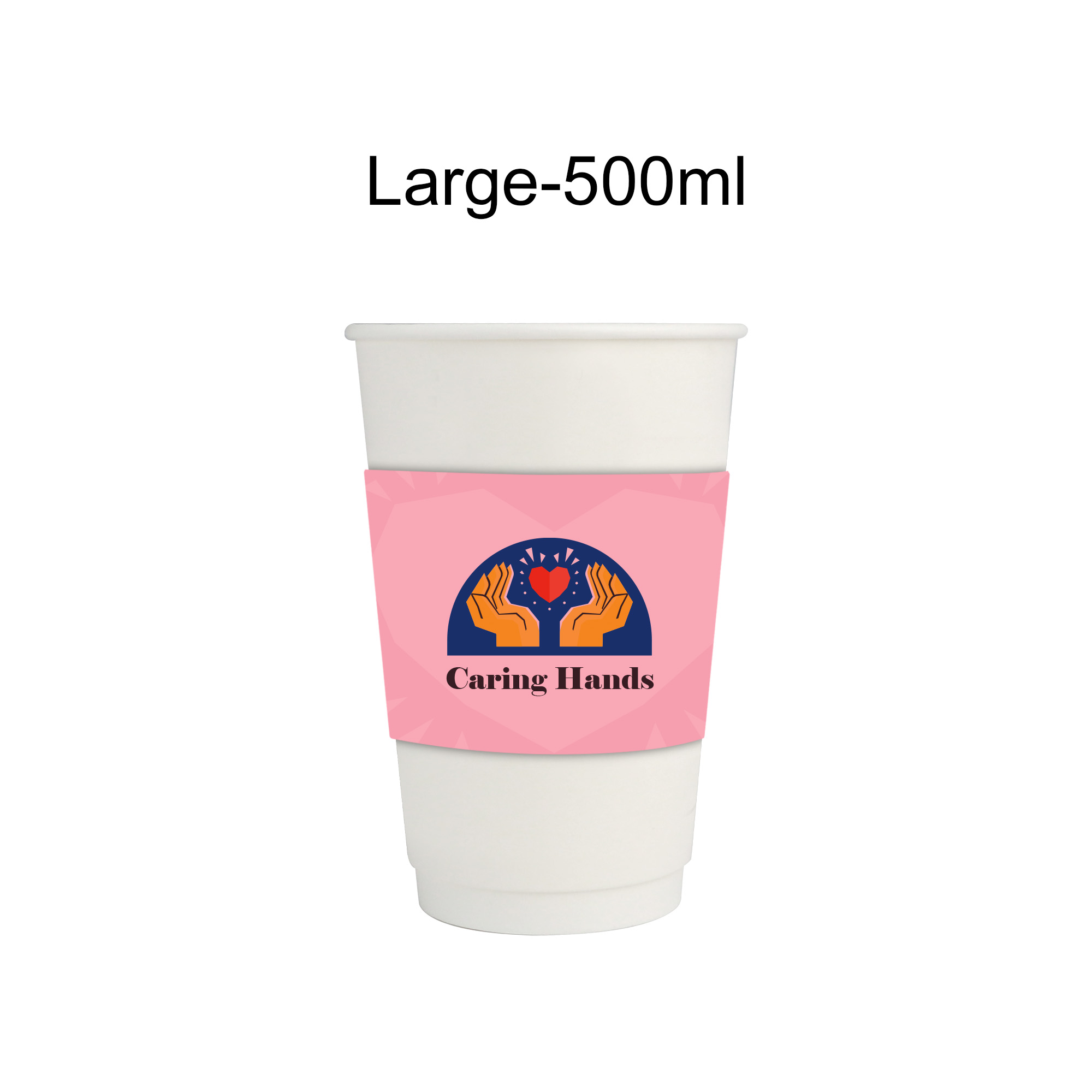 Home Compostable Aqueous Double Wall Paper Cups with Cup Sleeve - Image 4