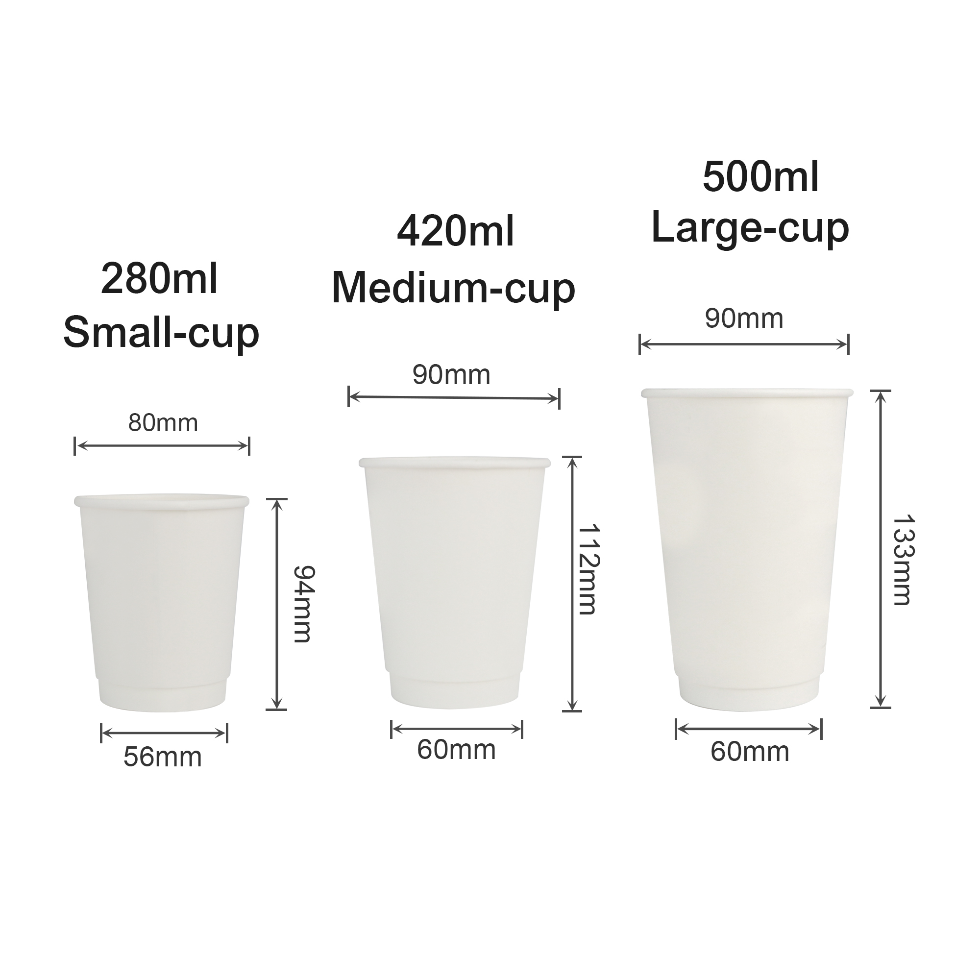 Home Compostable Aqueous Double Wall Paper Cups - Image 5