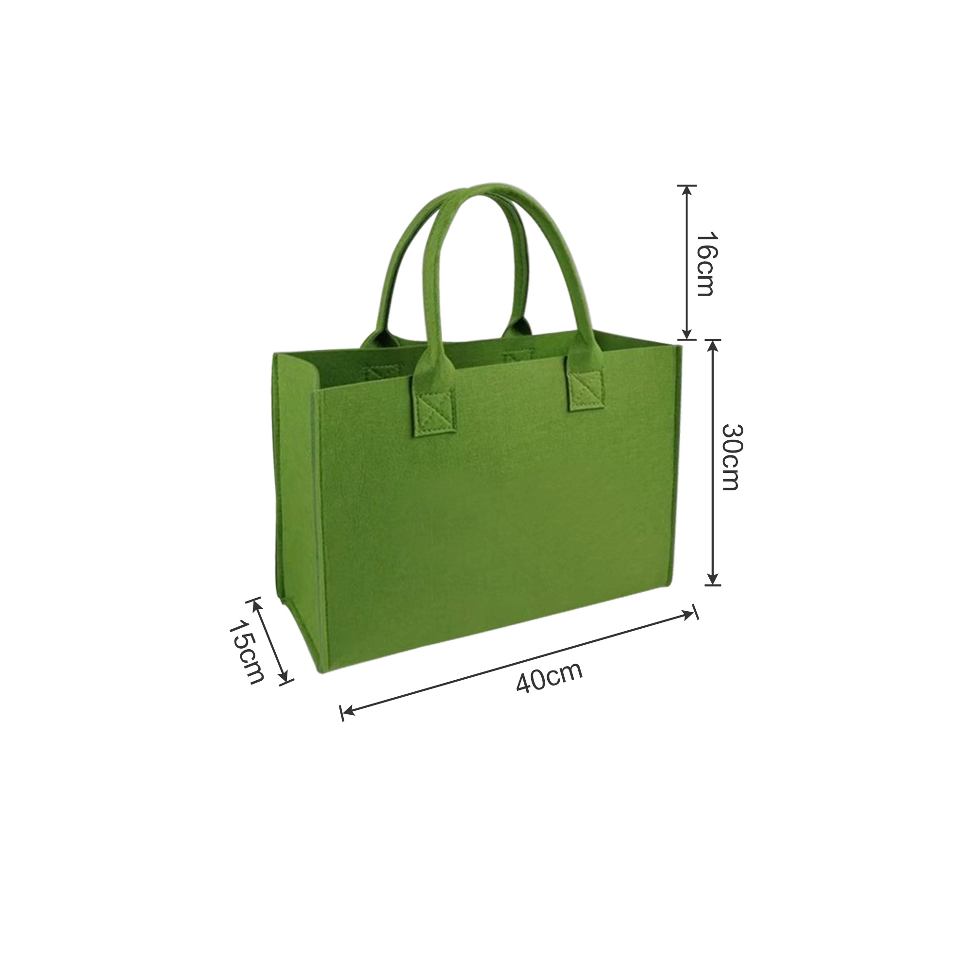 RPET Customizable Felt Tote Bag - Image 9