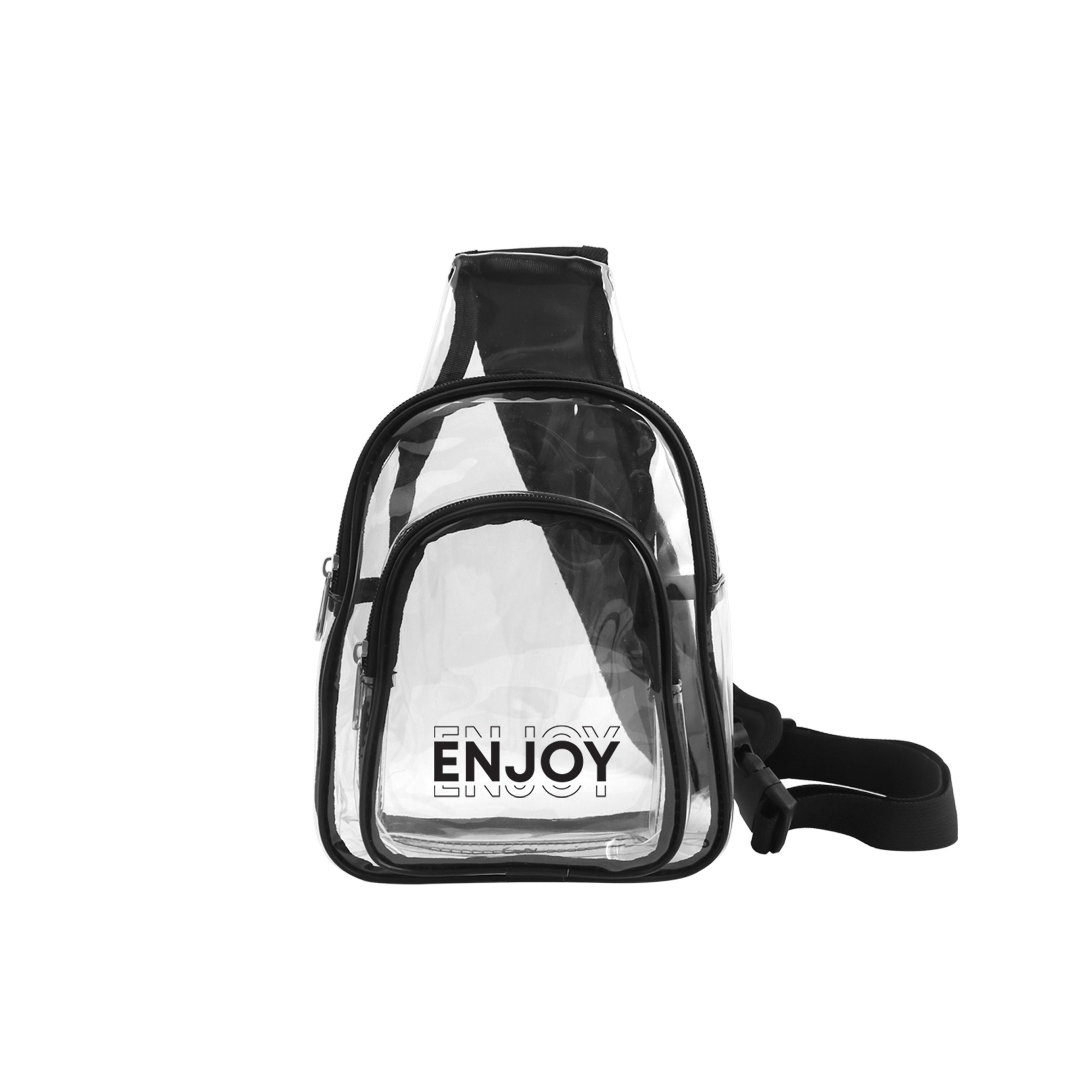 Clear PVC Crossbody Backpack - Image 2