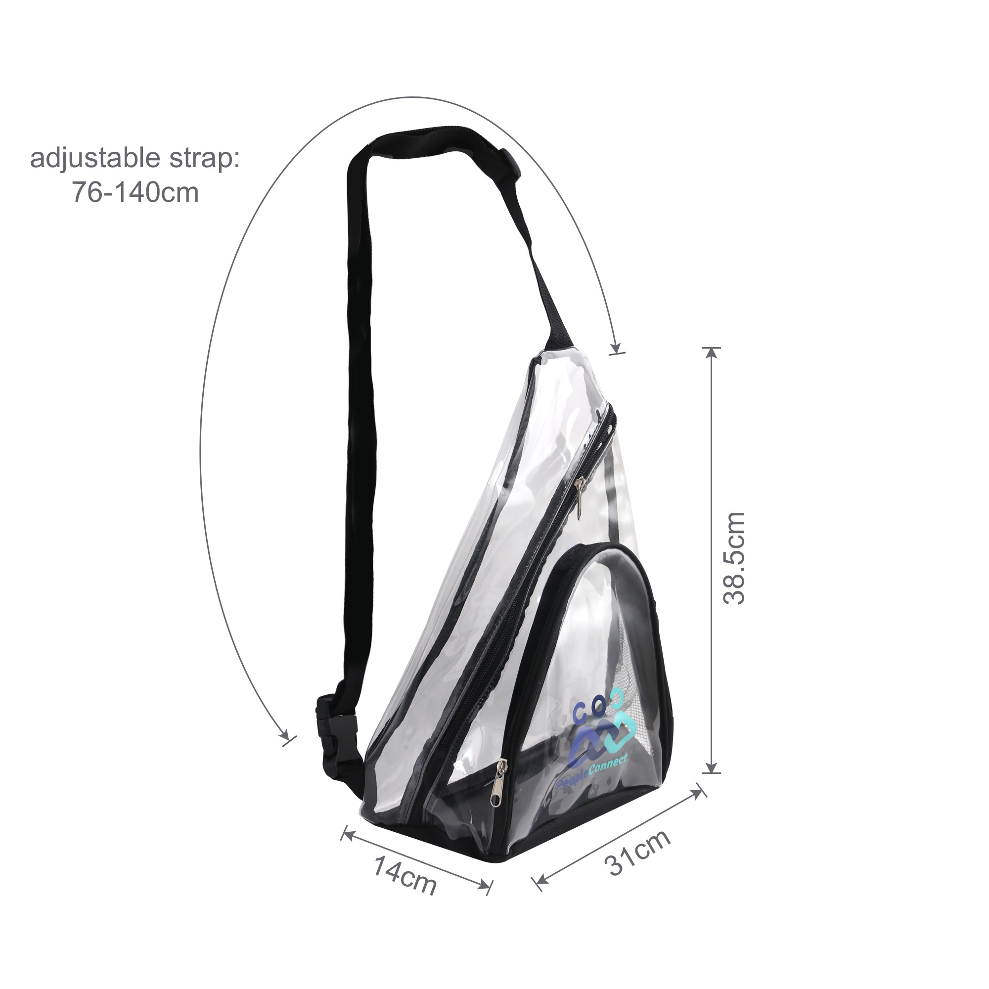 Clear PVC Sling Bag - Image 3