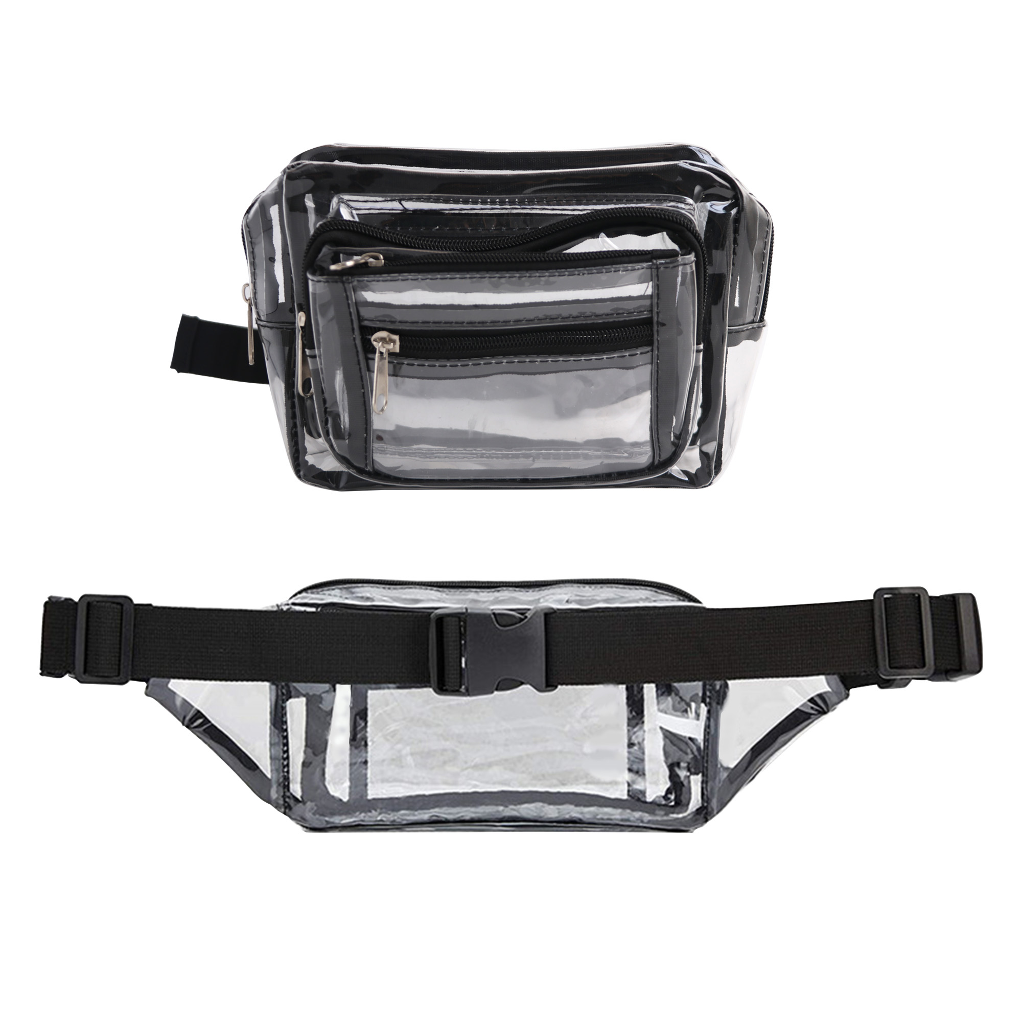 Multi Layer Transparent Waist Bag - Image 2
