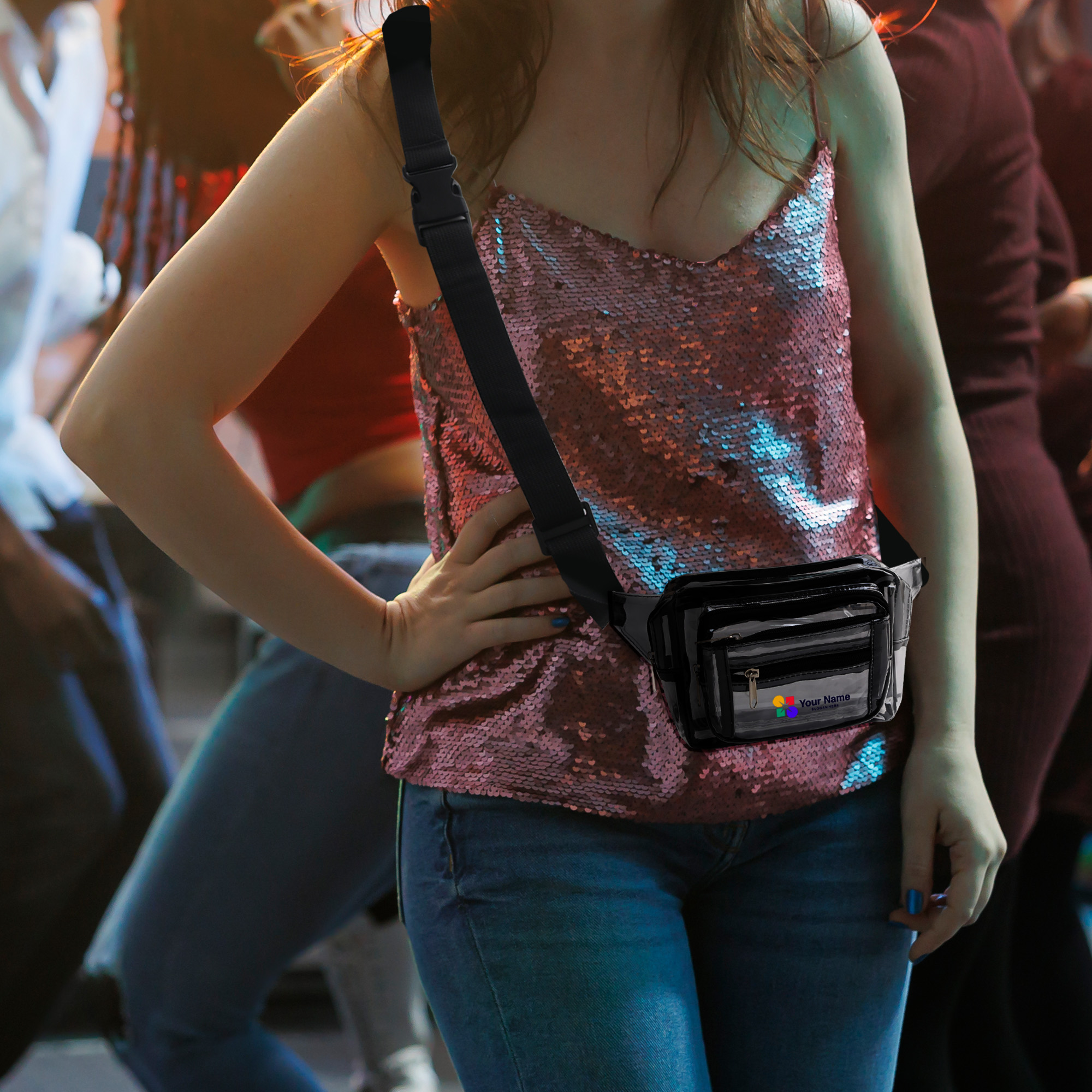 Multi Layer Transparent Waist Bag - Image 6