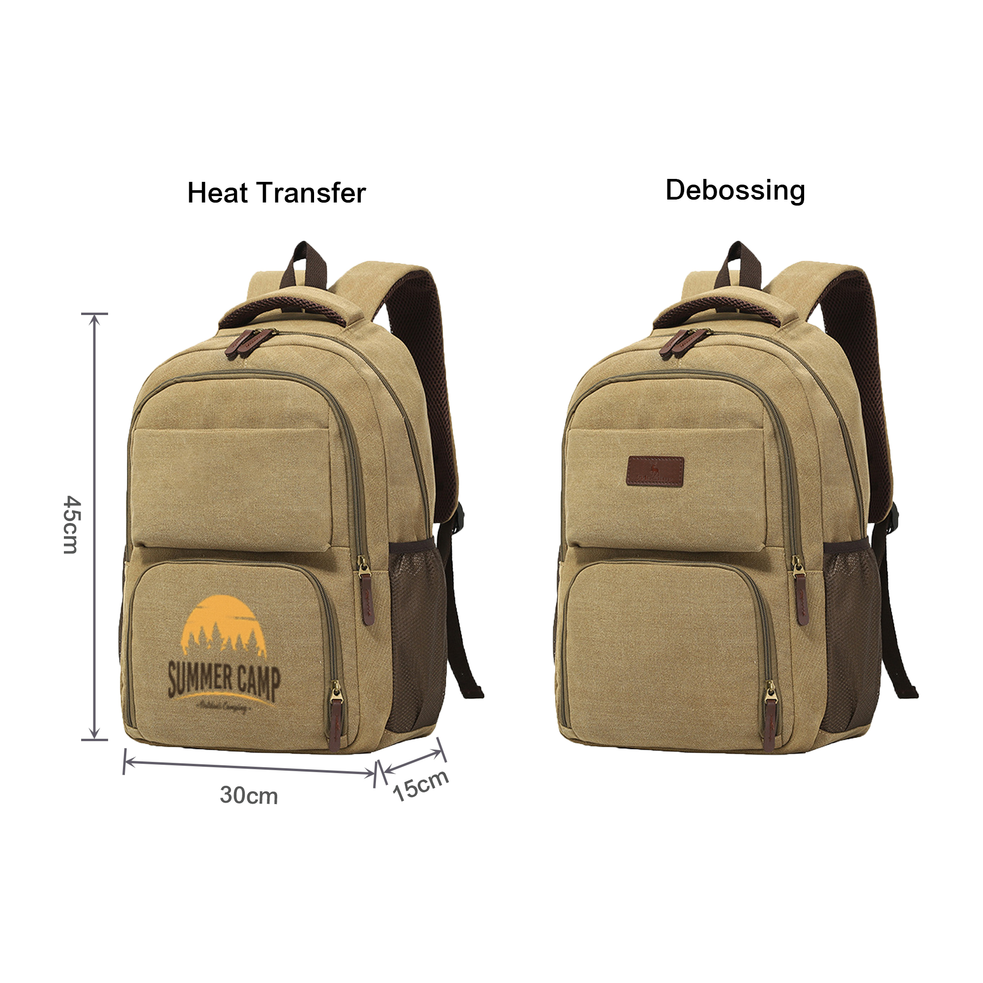 Canvas Laptop Backpack - Image 6