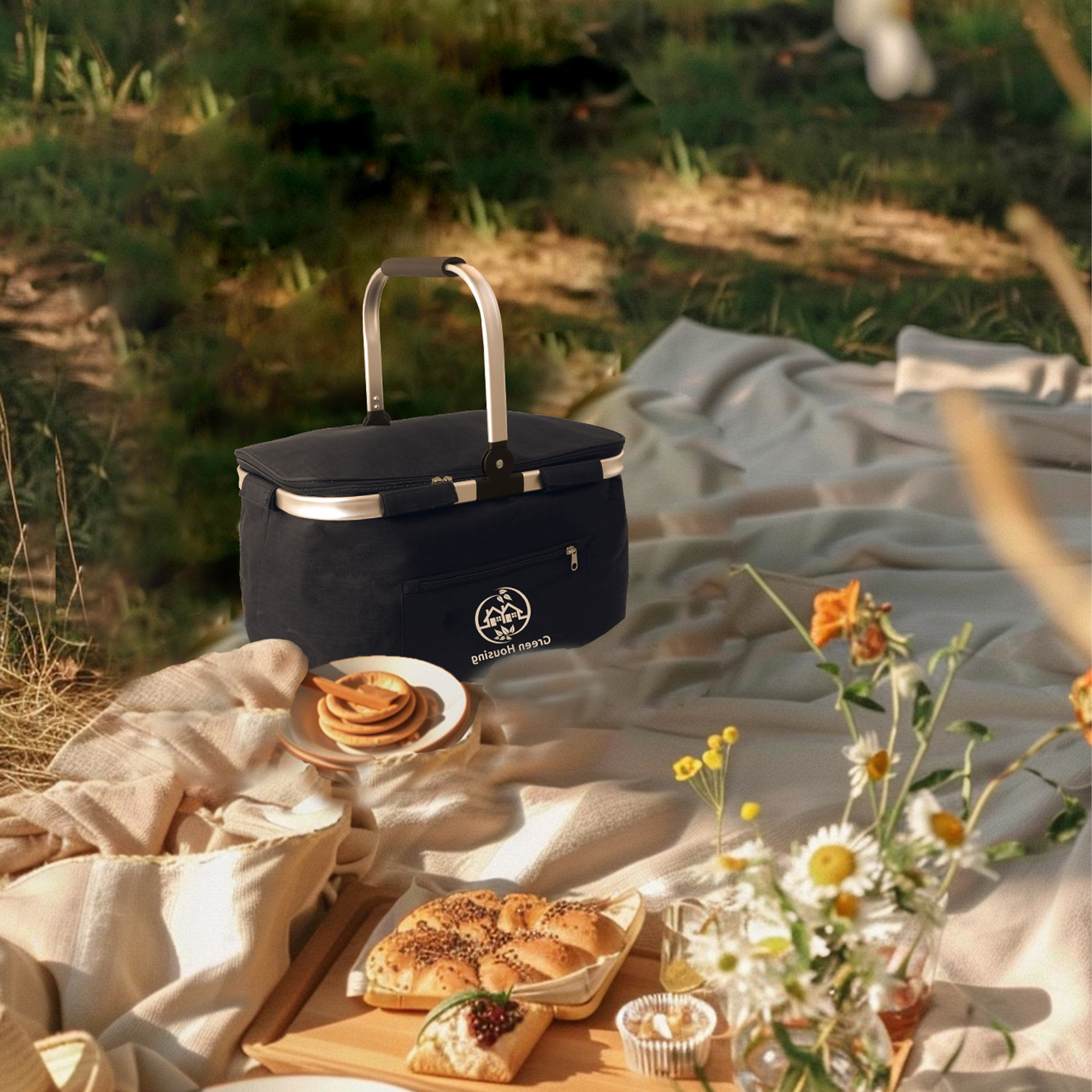 Picnic Cooler Basket - Image 11