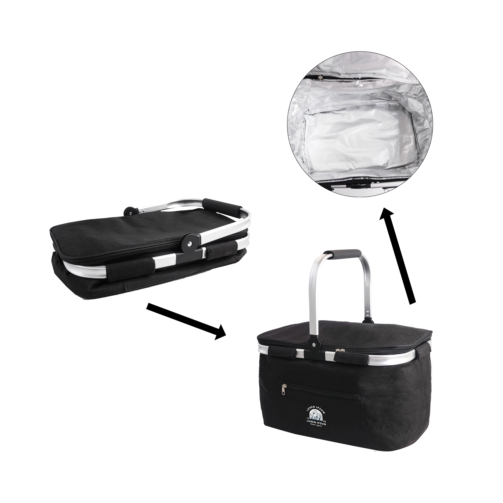 Picnic Cooler Basket - Image 9