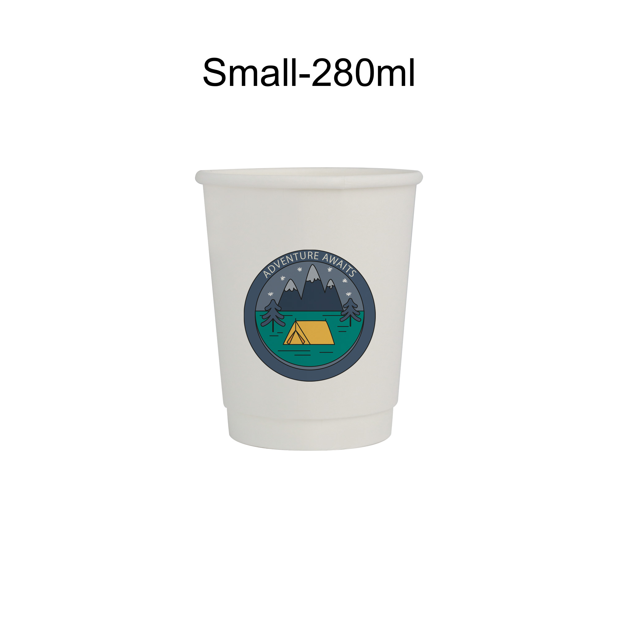 Custom Disposable Double Wall Paper Cups - Image 2