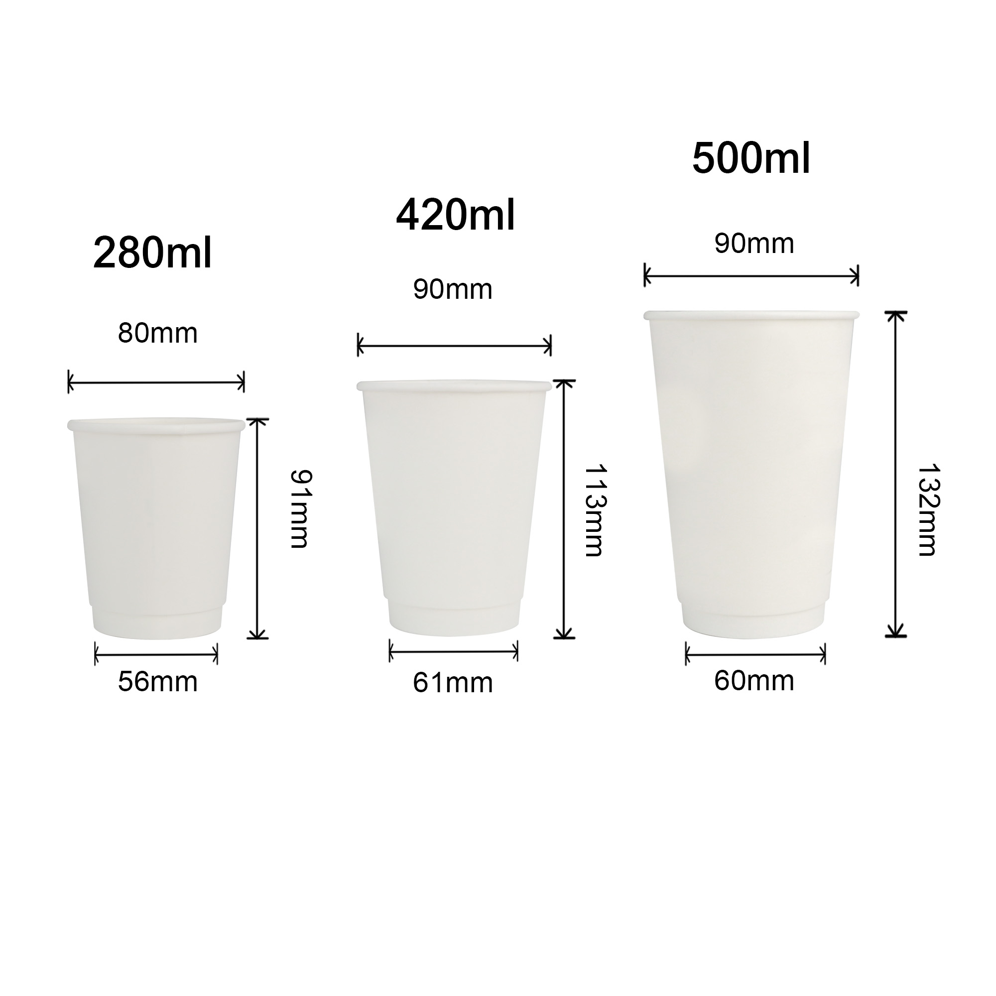 Custom Disposable Double Wall Paper Cups - Image 5