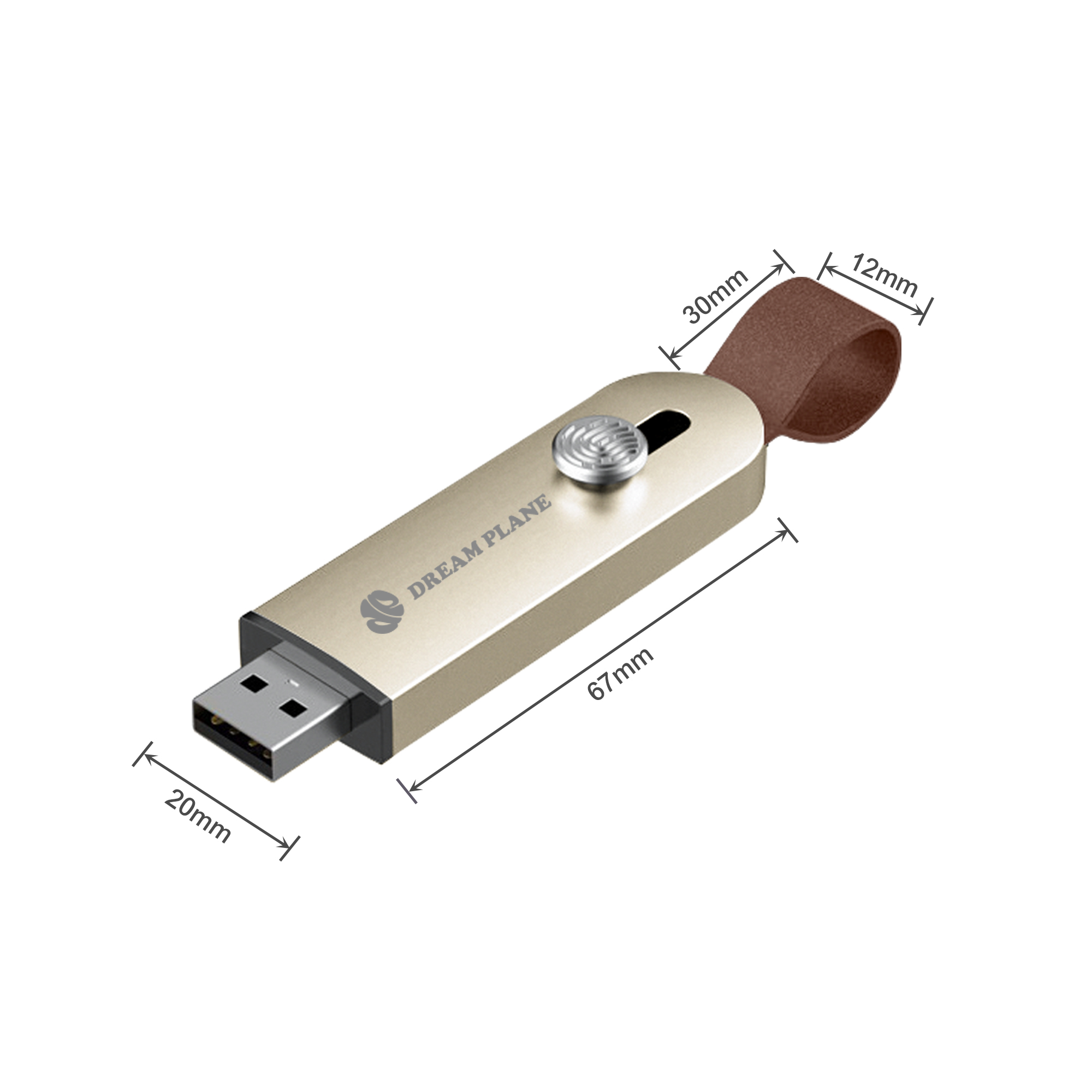 Sliding Metal Flash Drive - Image 2