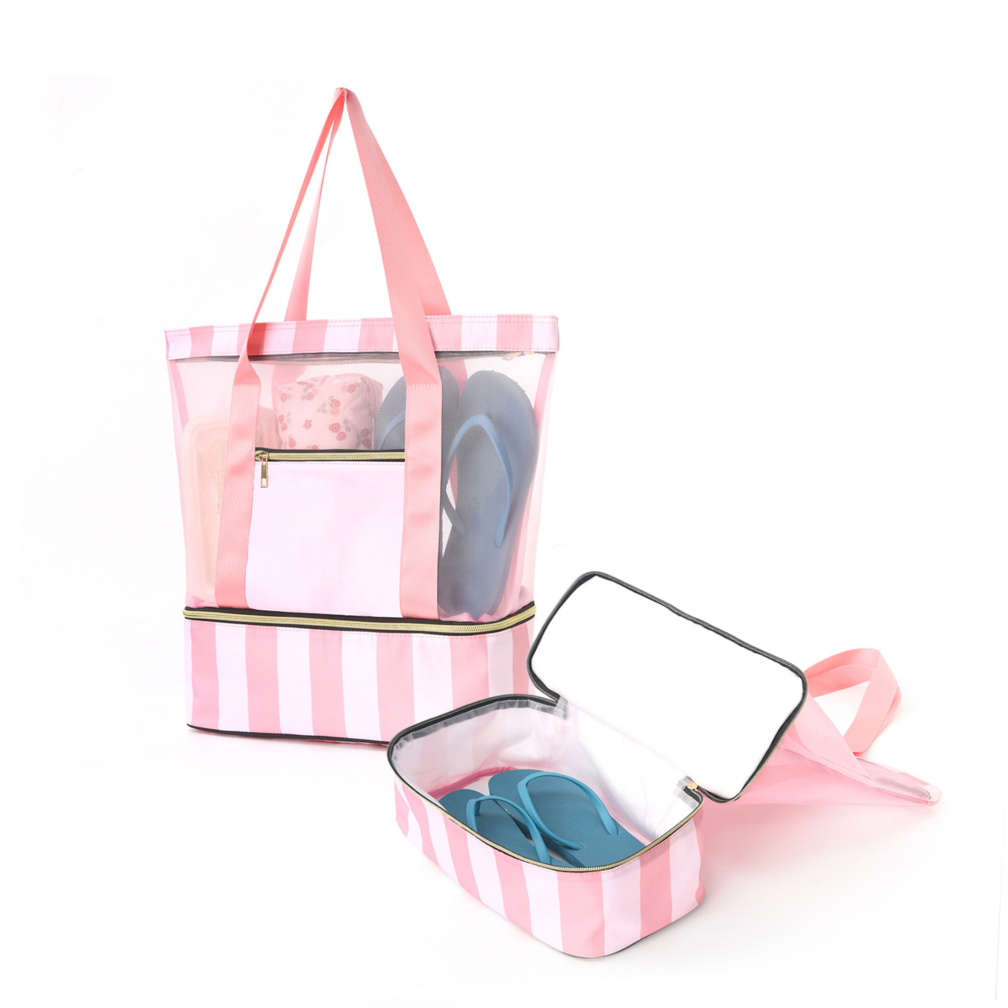 Mesh Beach Tote Bag - Image 6