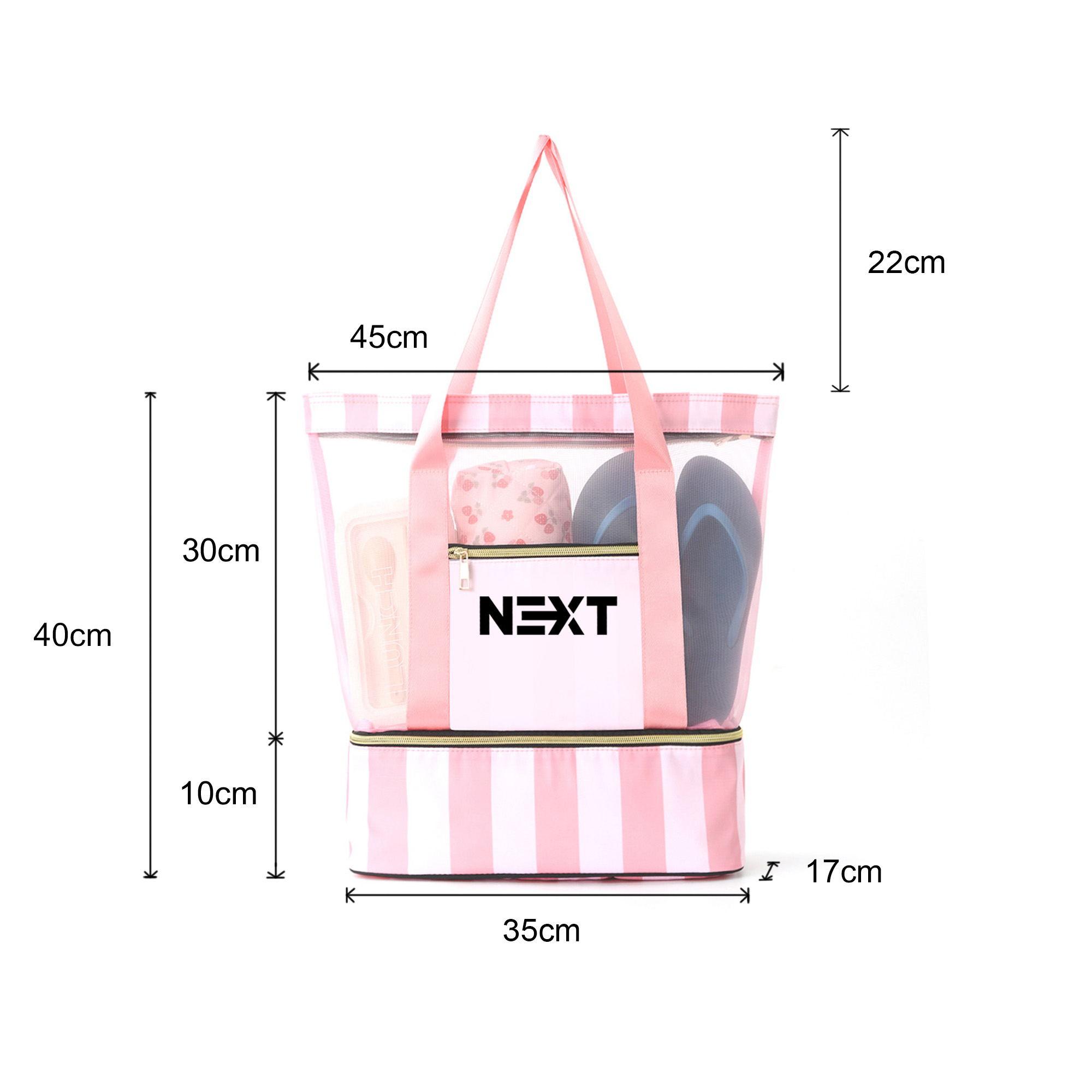 Mesh Beach Tote Bag - Image 5