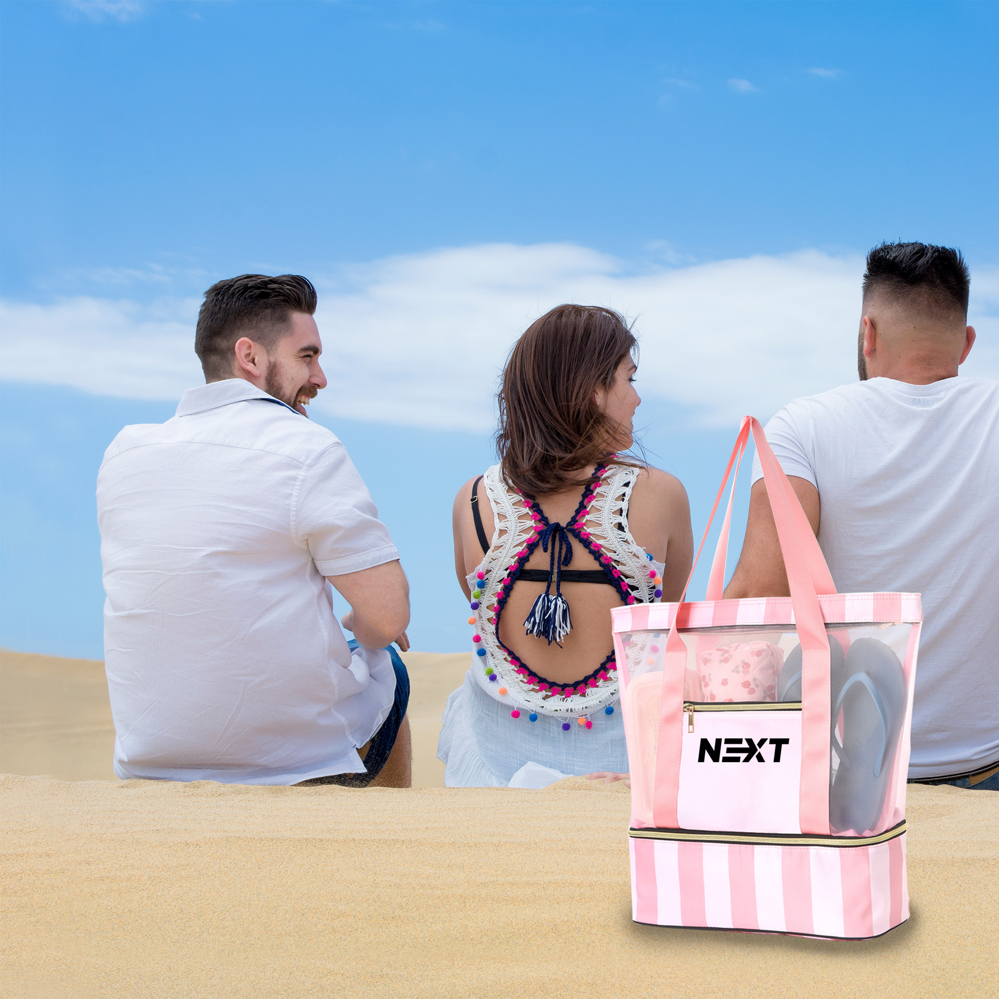 Mesh Beach Tote Bag - Image 9