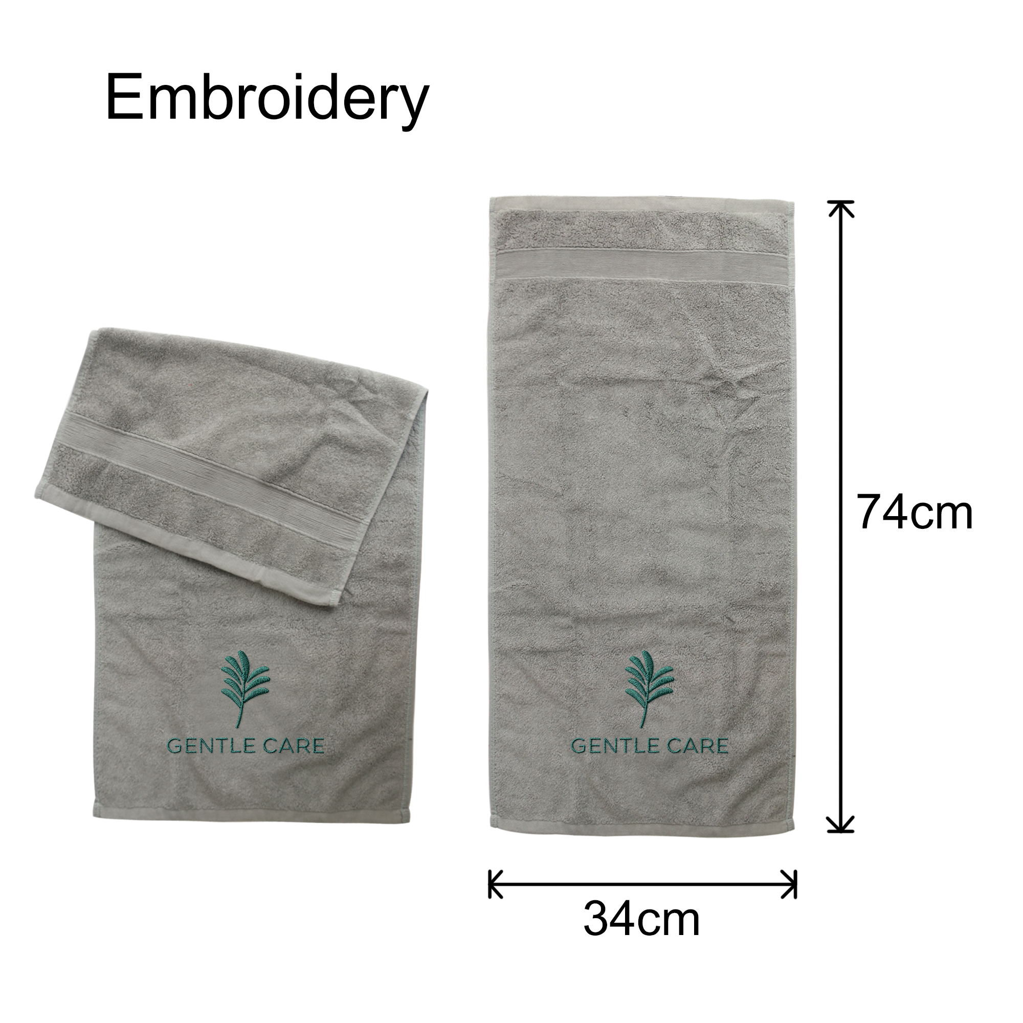 Embroidered Cotton Hand Towel - Image 10