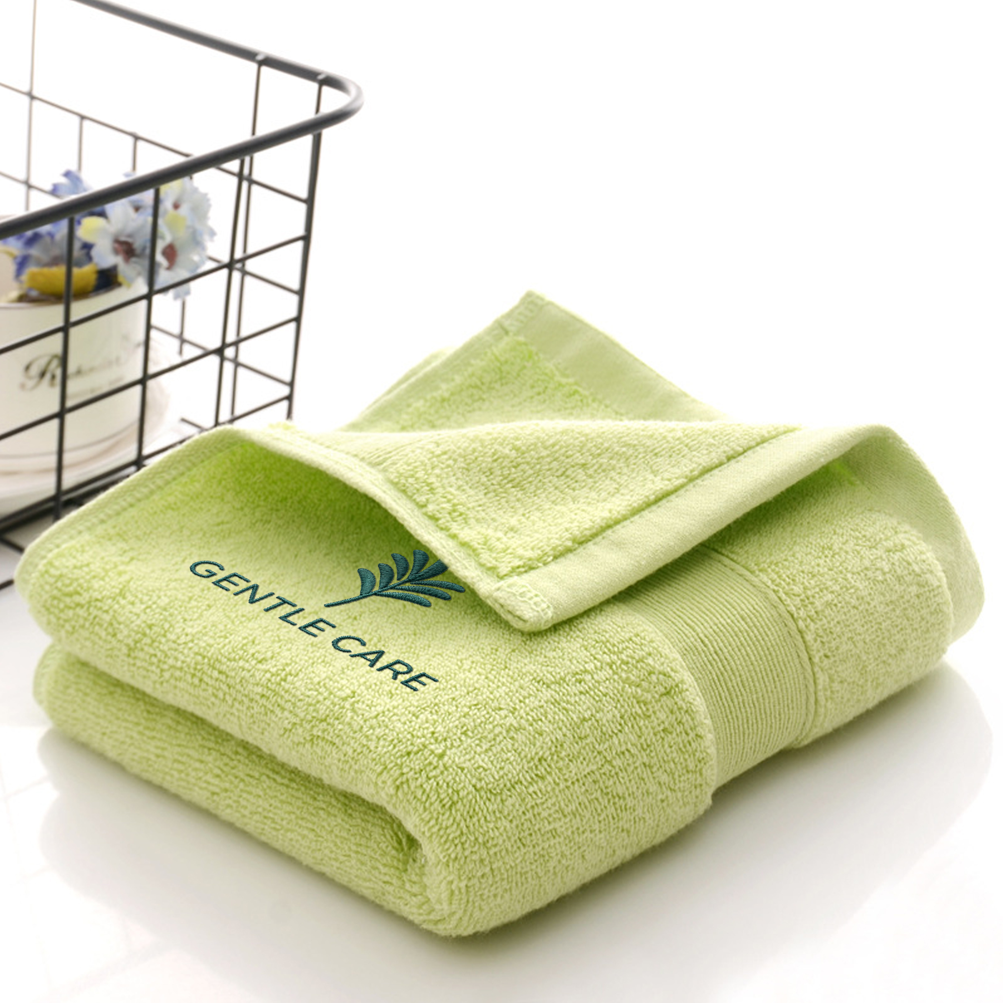 Embroidered Cotton Hand Towel - Image 12