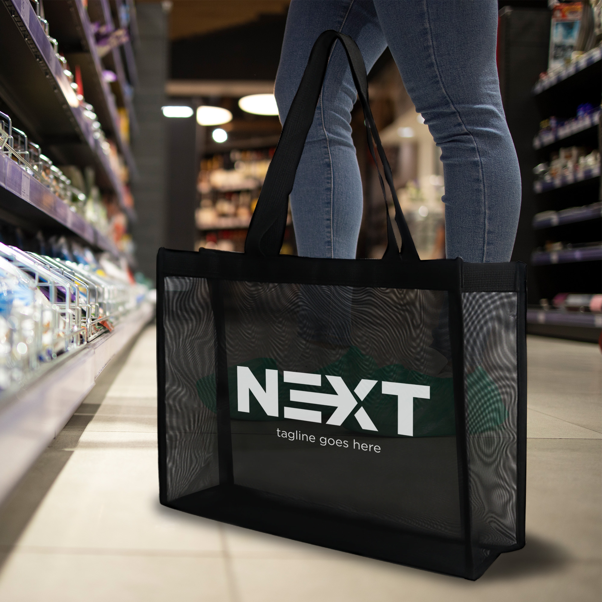 Transparent Mesh Tote Bag - Image 13