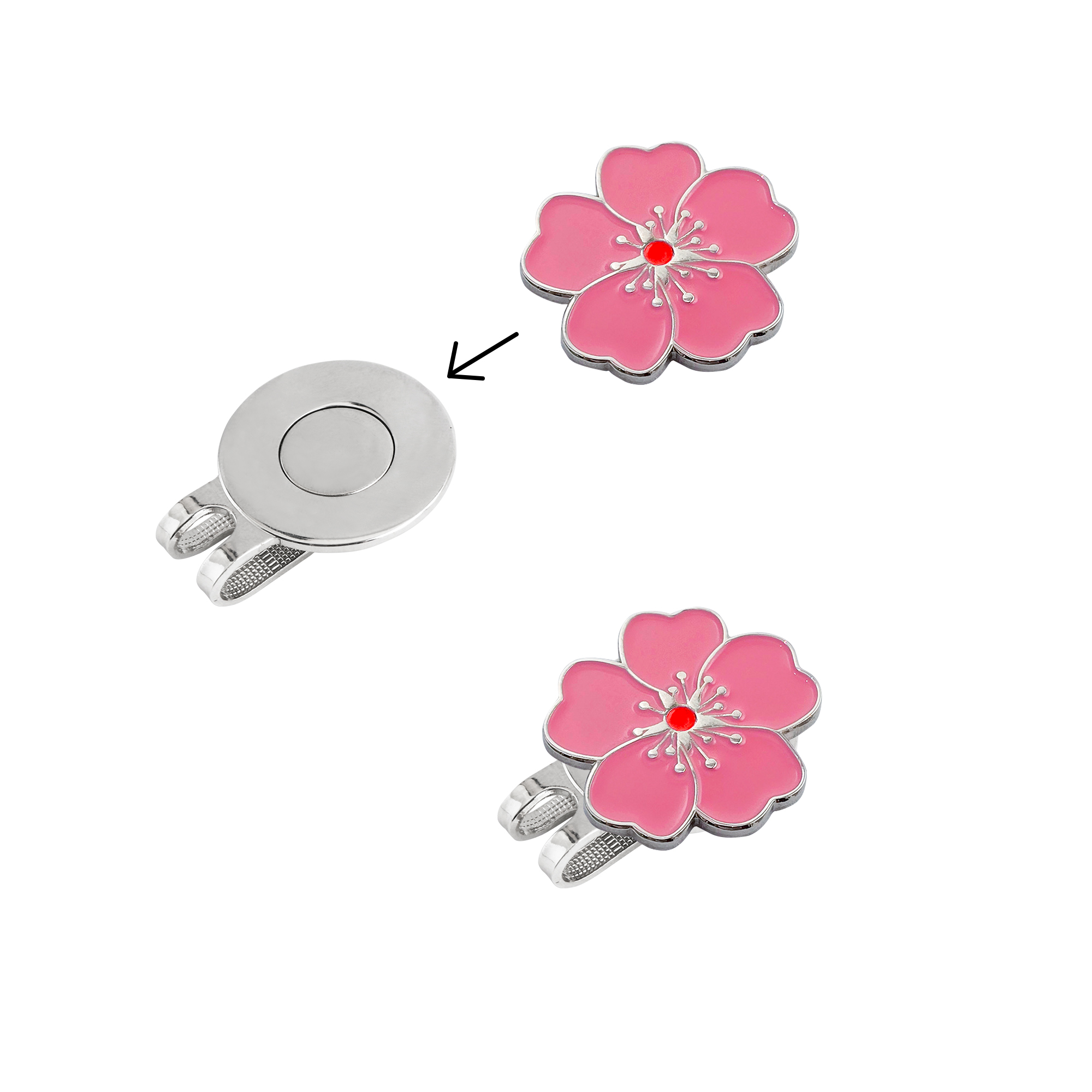 40mm Custom Soft Enamel Golf Ball Marker - Image 7