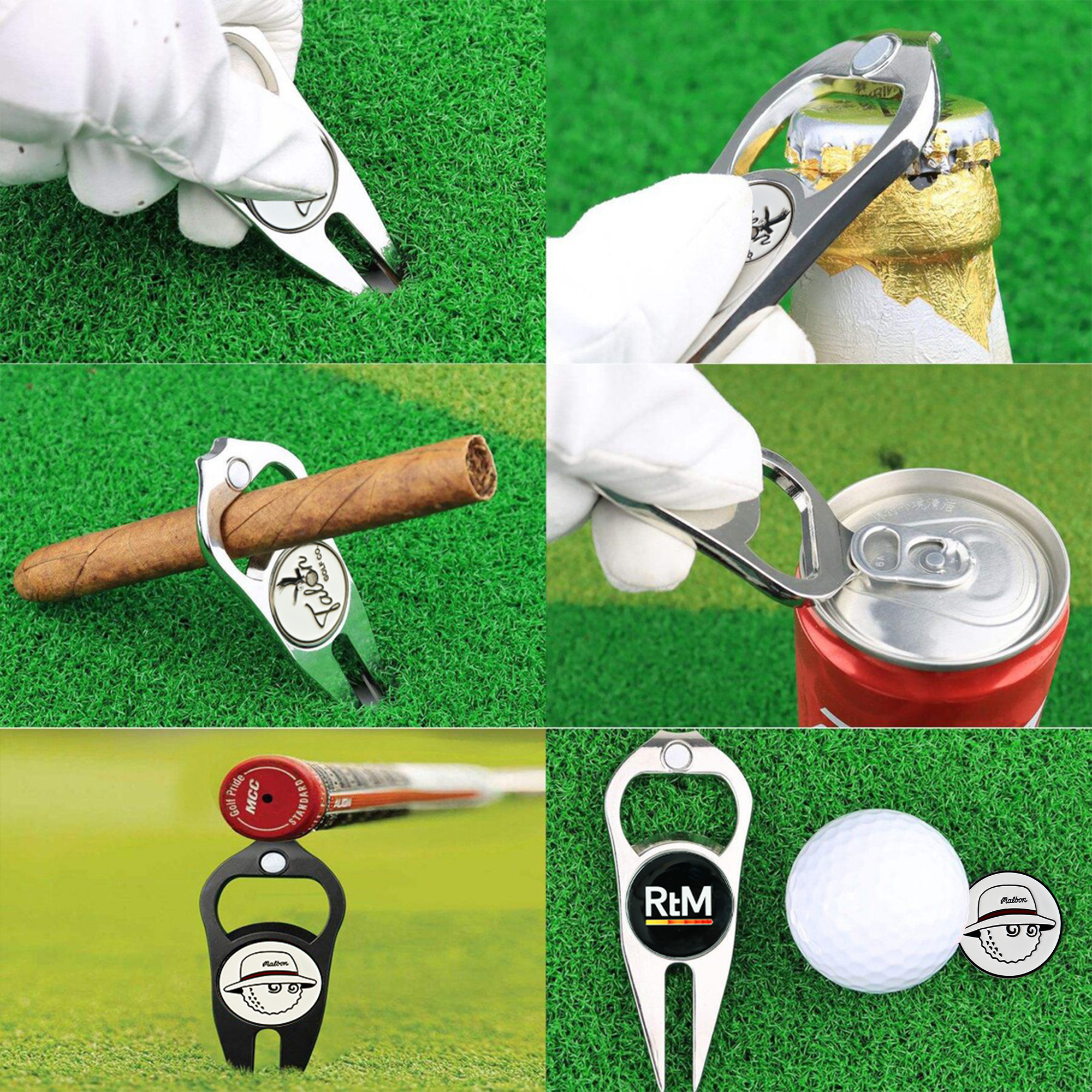 Golf Divot with Ball Marker and Bottle Opener - Image 9