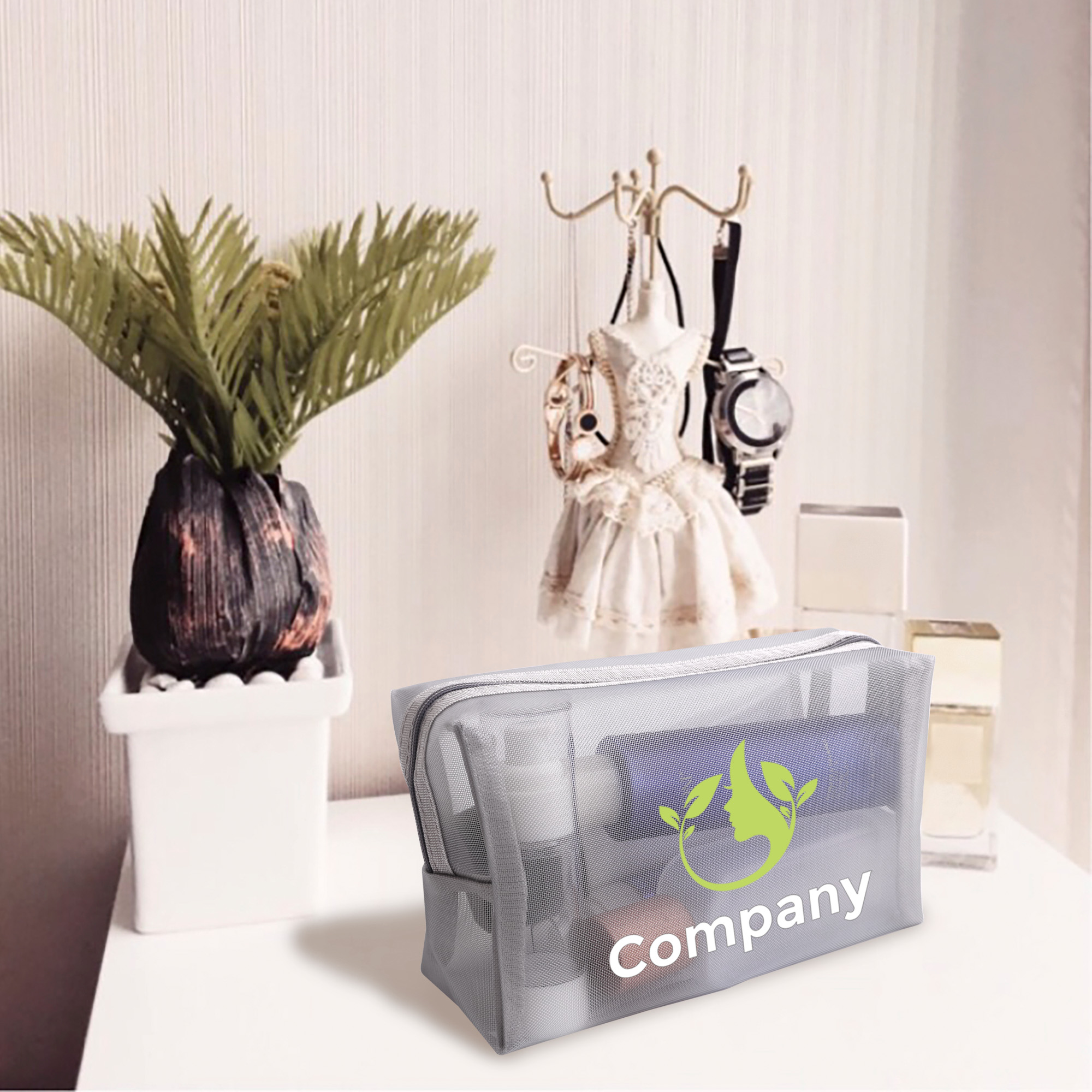 Nylon Mesh Cosmetic Bag - Image 9