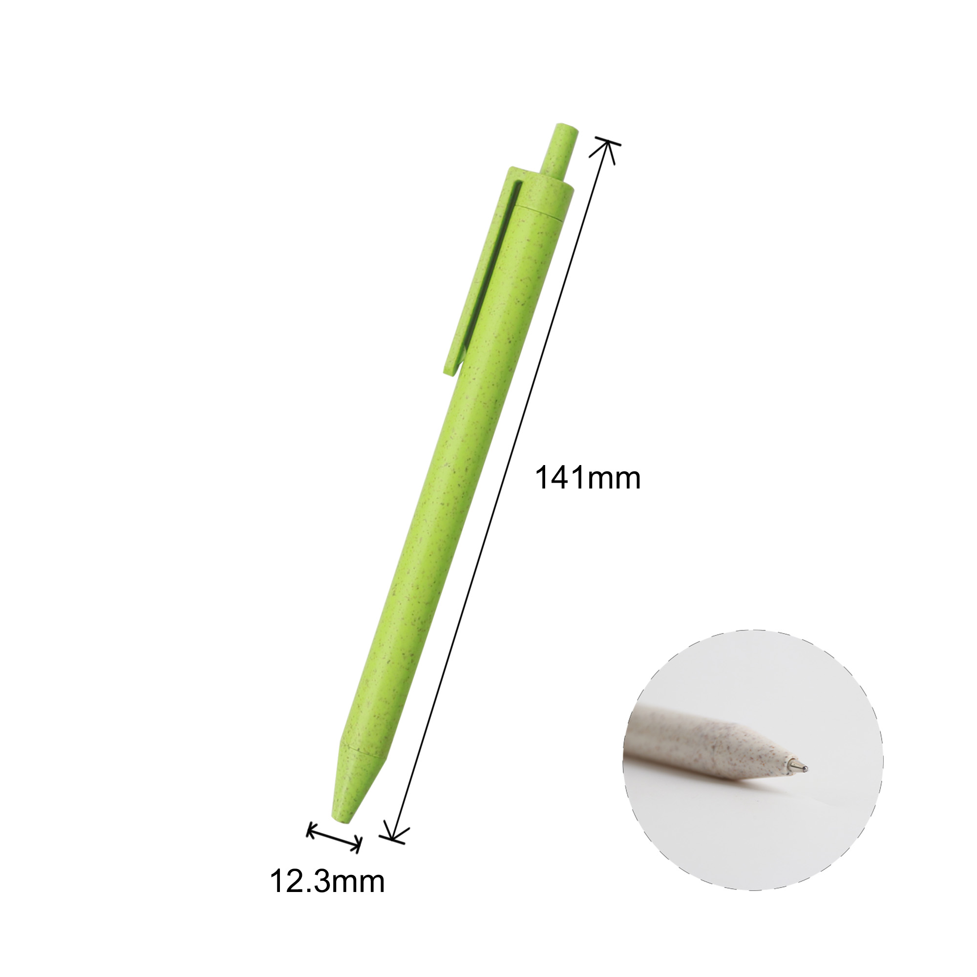 Wheat Straw Ballpoint Pen - Image 10