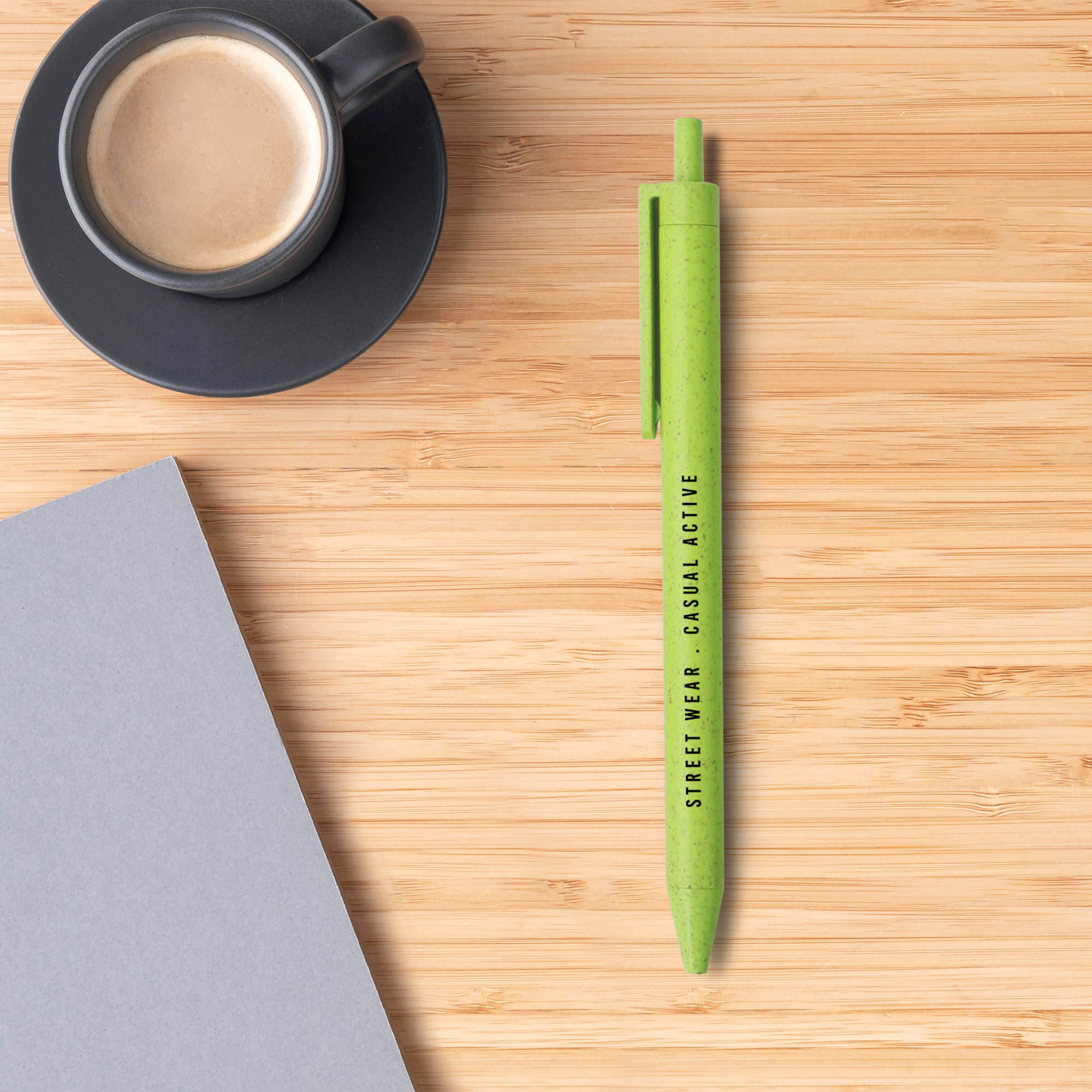 Wheat Straw Ballpoint Pen - Image 12