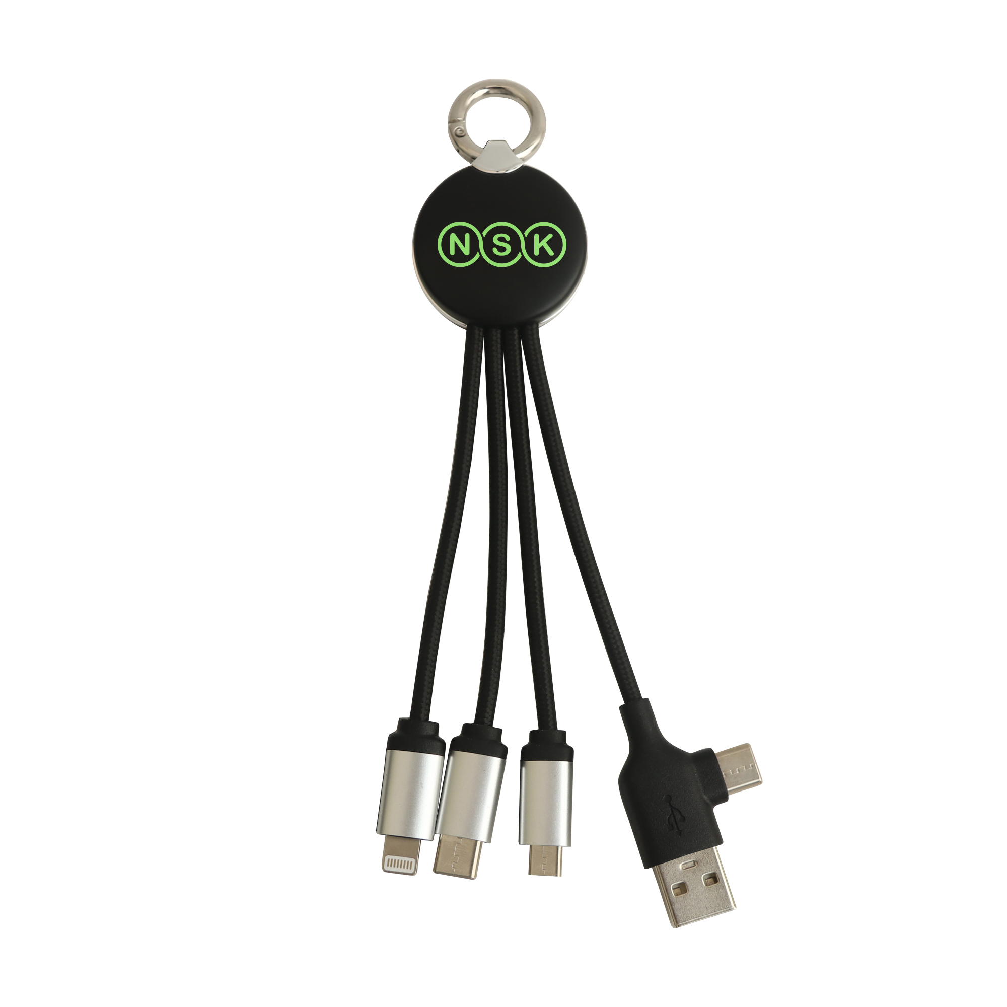 Round Shaped Light Up Multi Charging Cable - Image 8