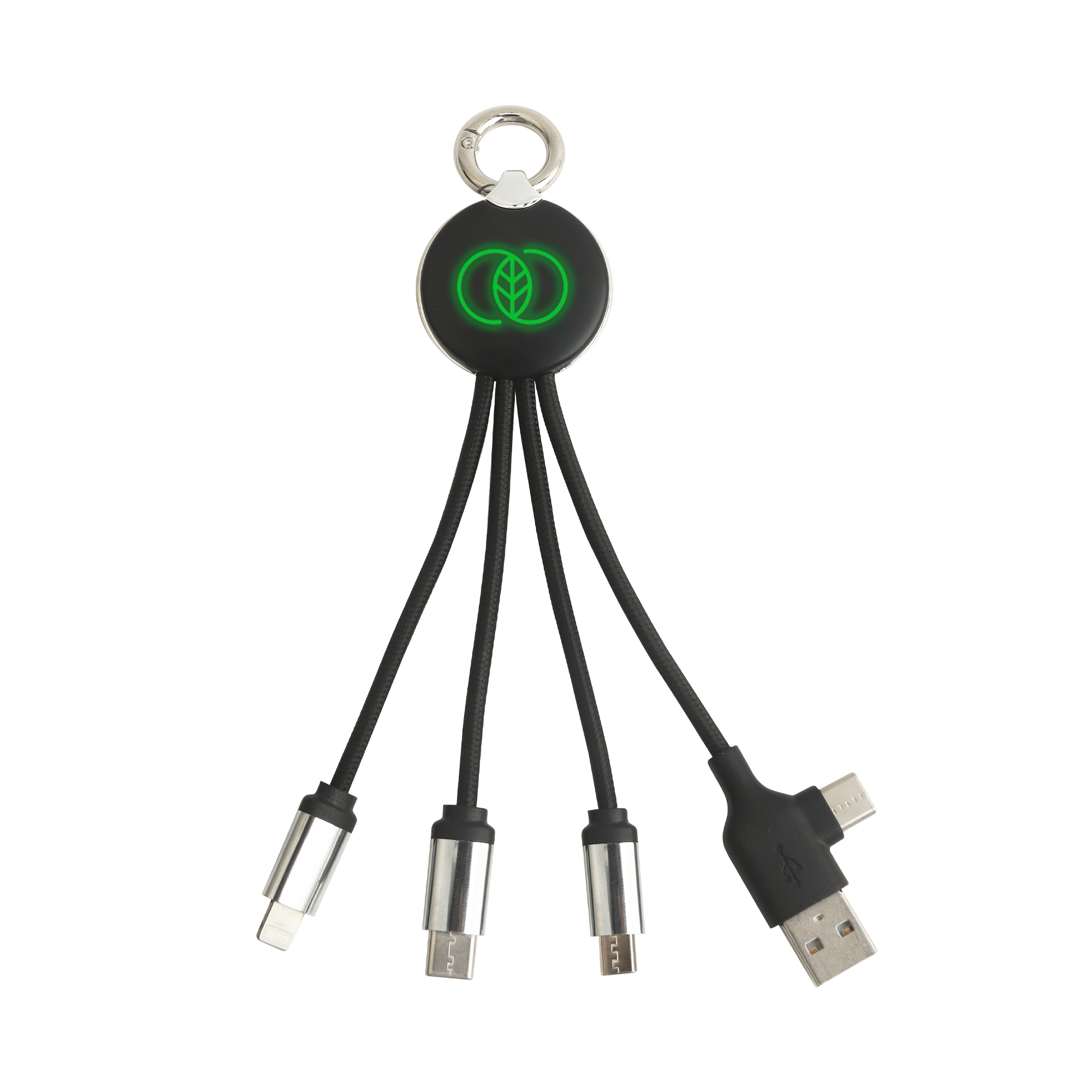 Round Shaped Light Up Multi Charging Cable - Image 5