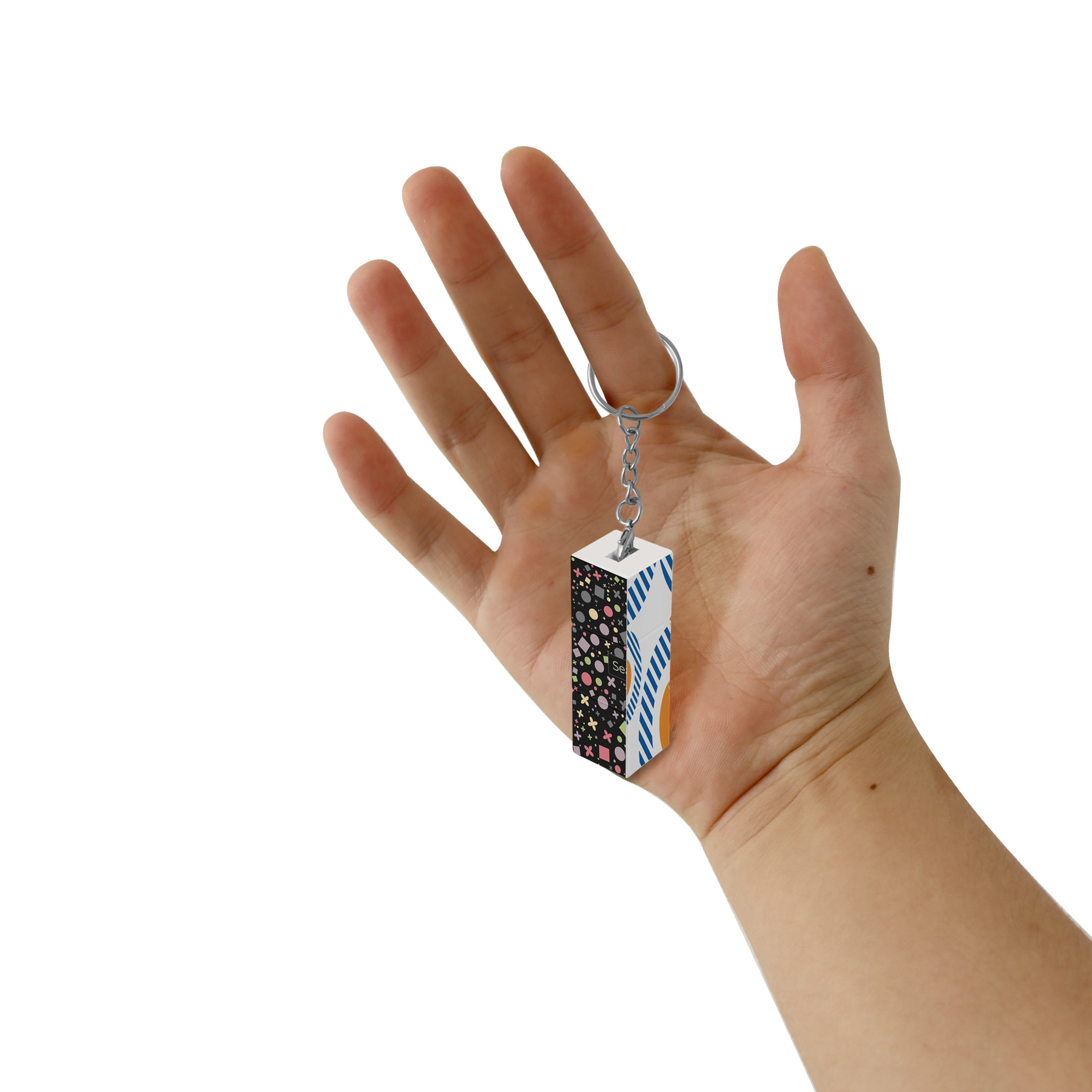 Custom Square Cube with Keyrings - Image 5