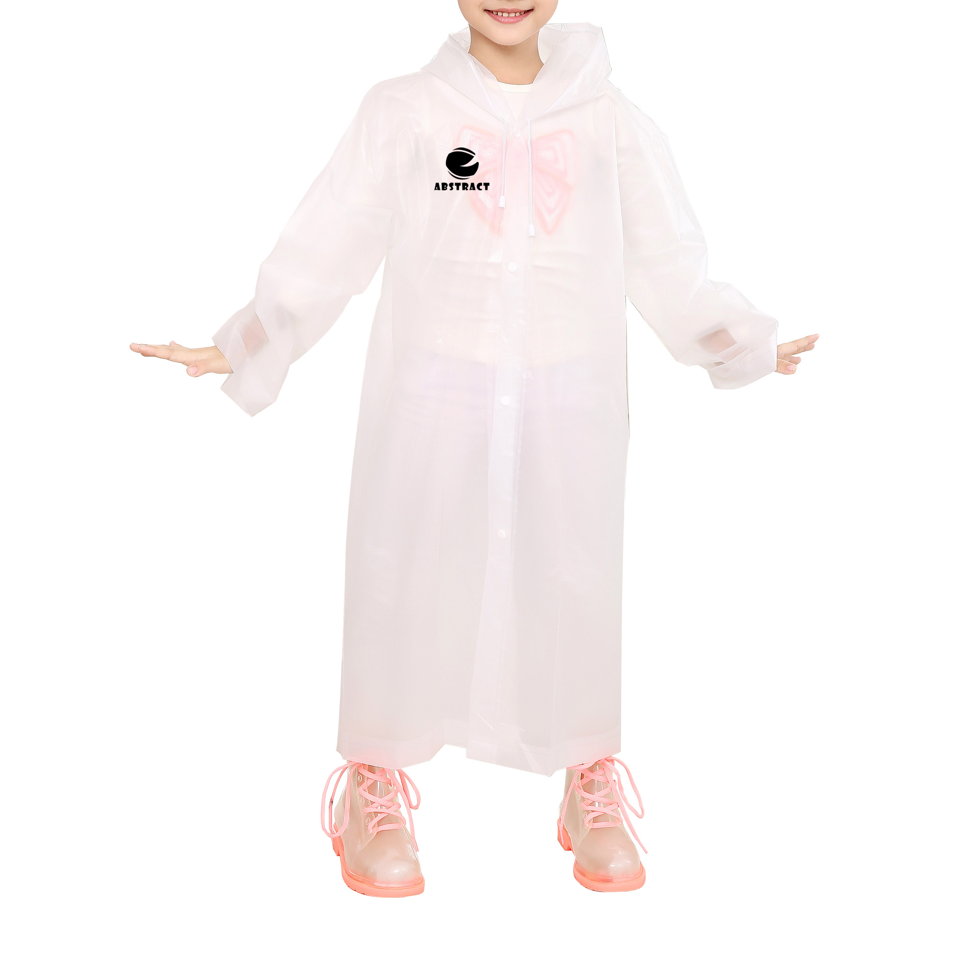 Kids EVA Reusable Raincoat - Image 5