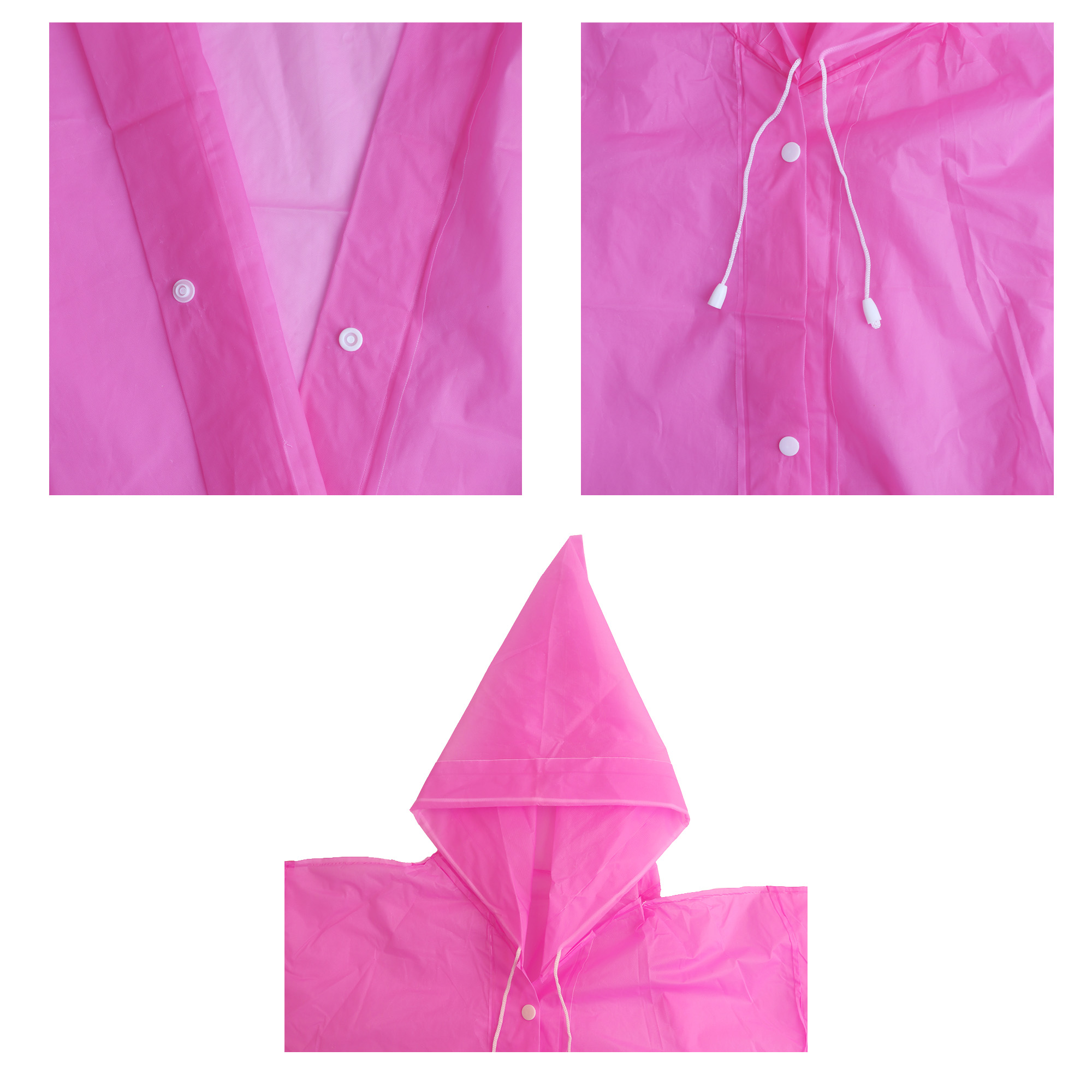 Kids EVA Reusable Raincoat - Image 9