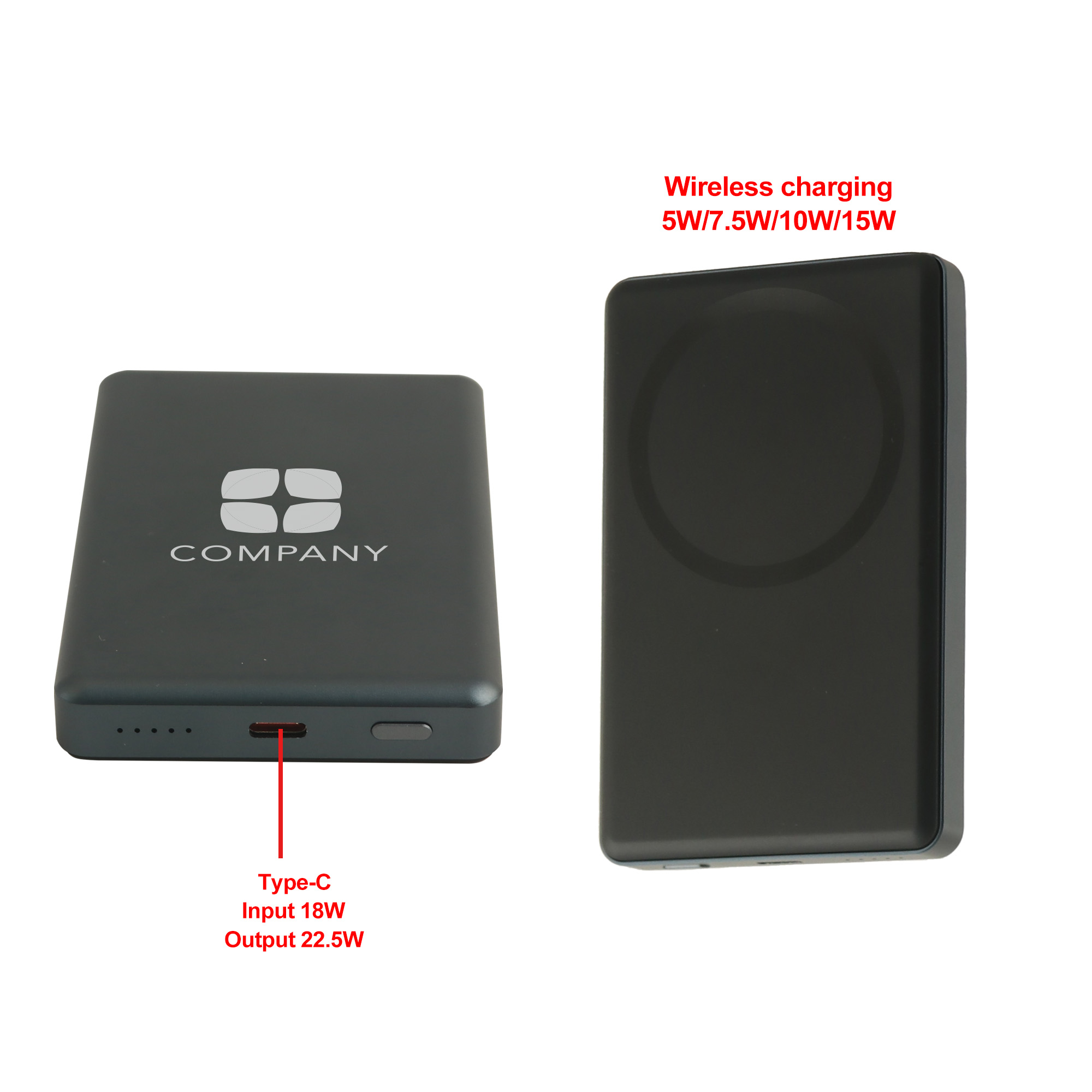 10000mAh Aluminum Magnetic Power Bank - Image 5