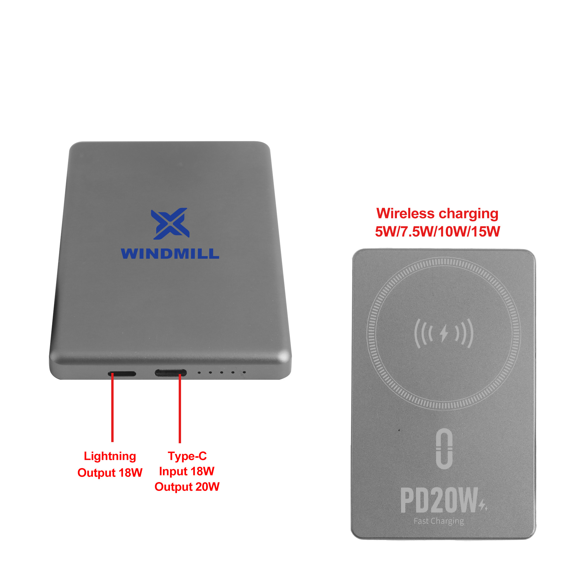 5000mAh Aluminum Magnetic Power Bank - Image 7