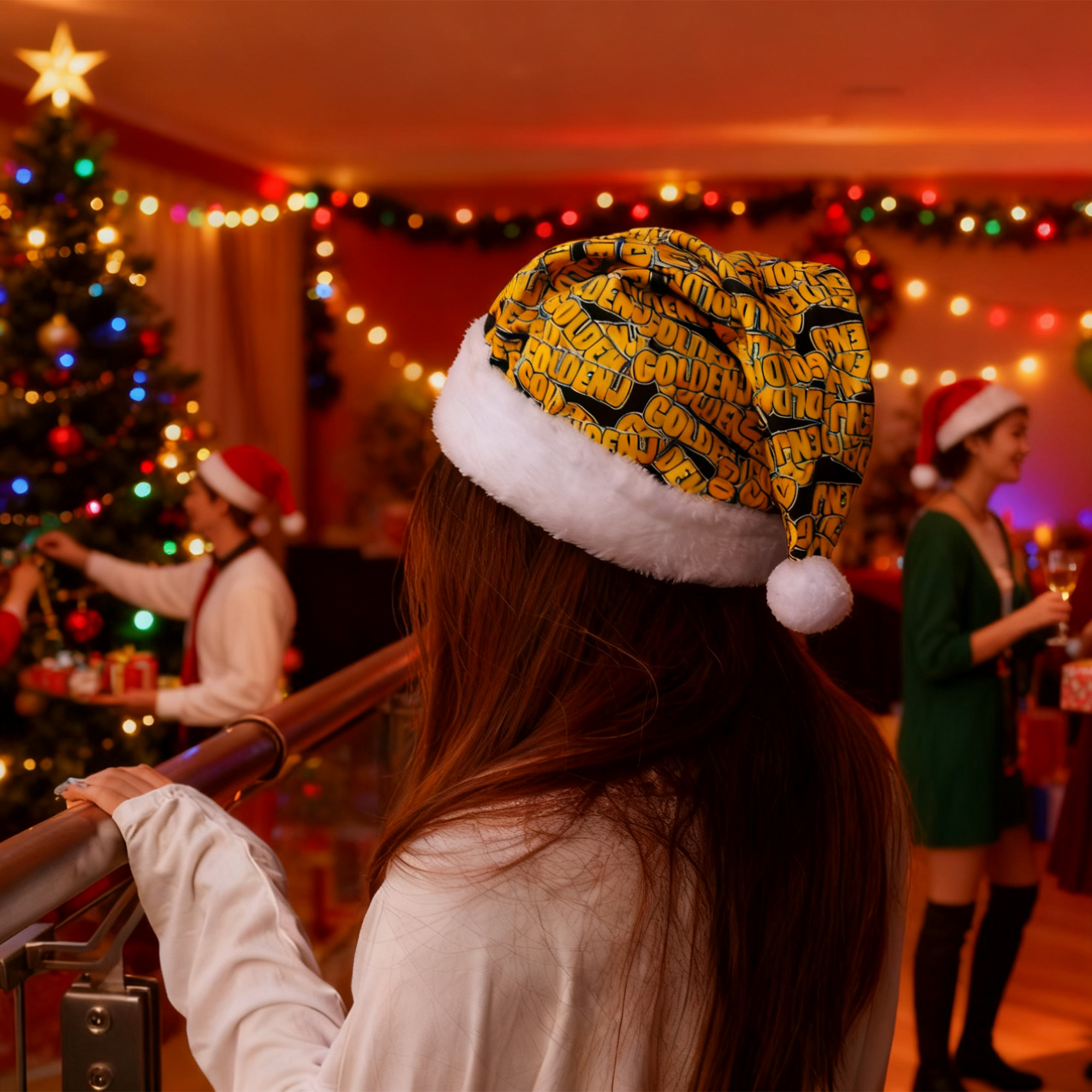 Full Colour Premium Regular Santa Hat - Image 9
