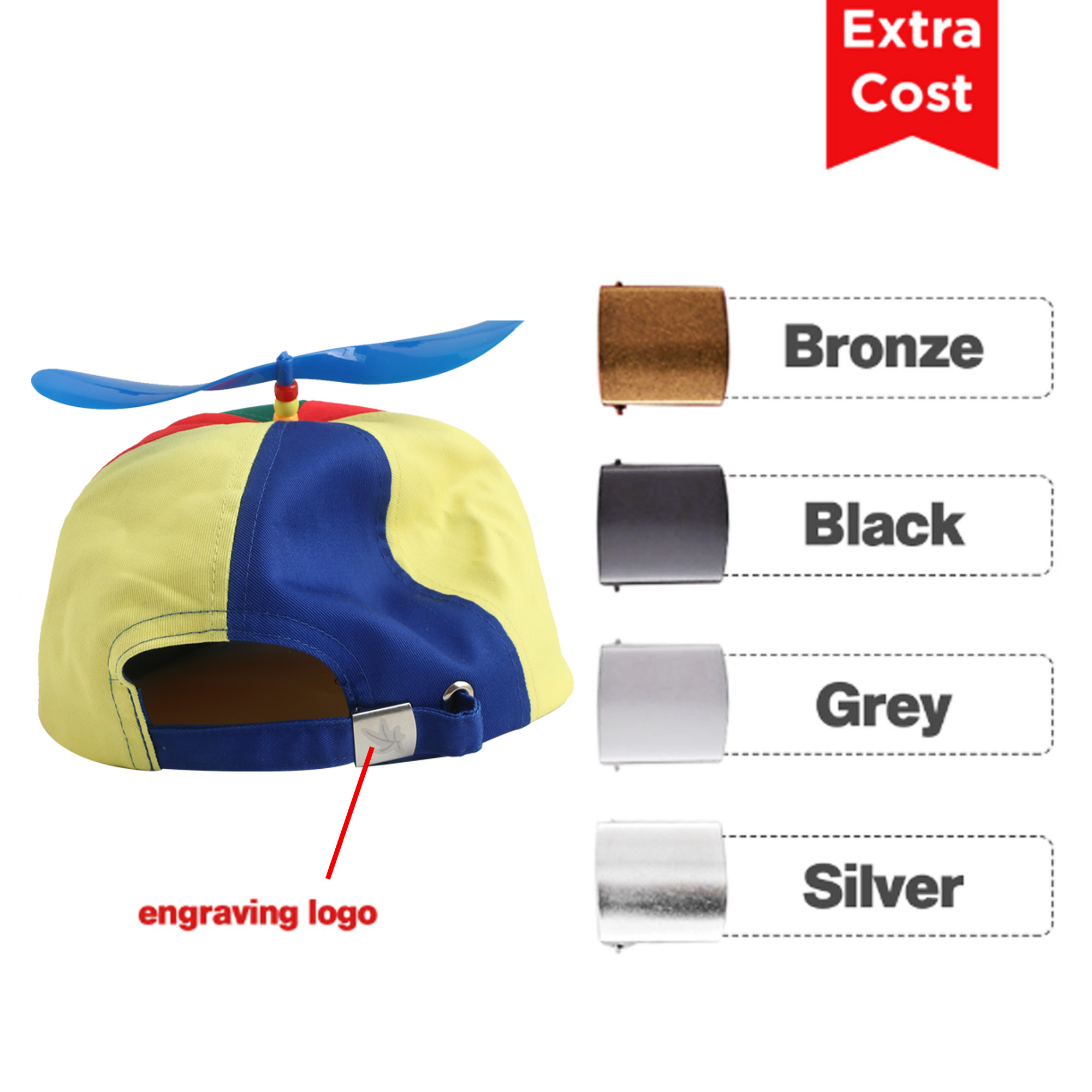6 Panel Propeller Baseball Cap - Image 6